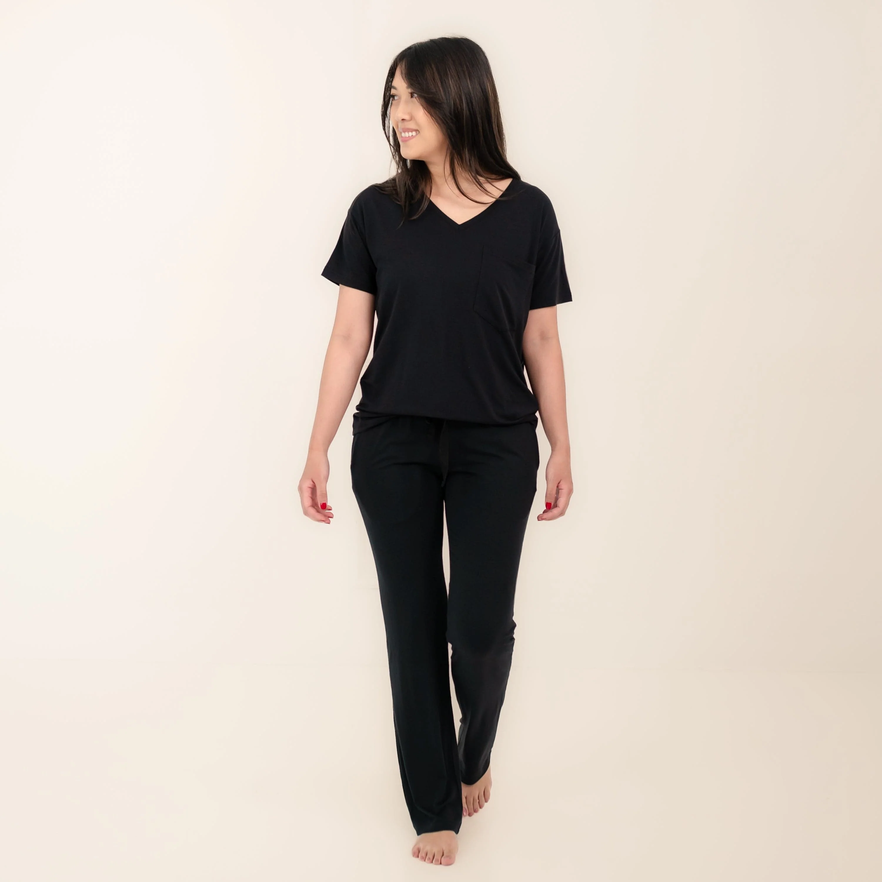 Women's Lounge Pants in Midnight - Image 3