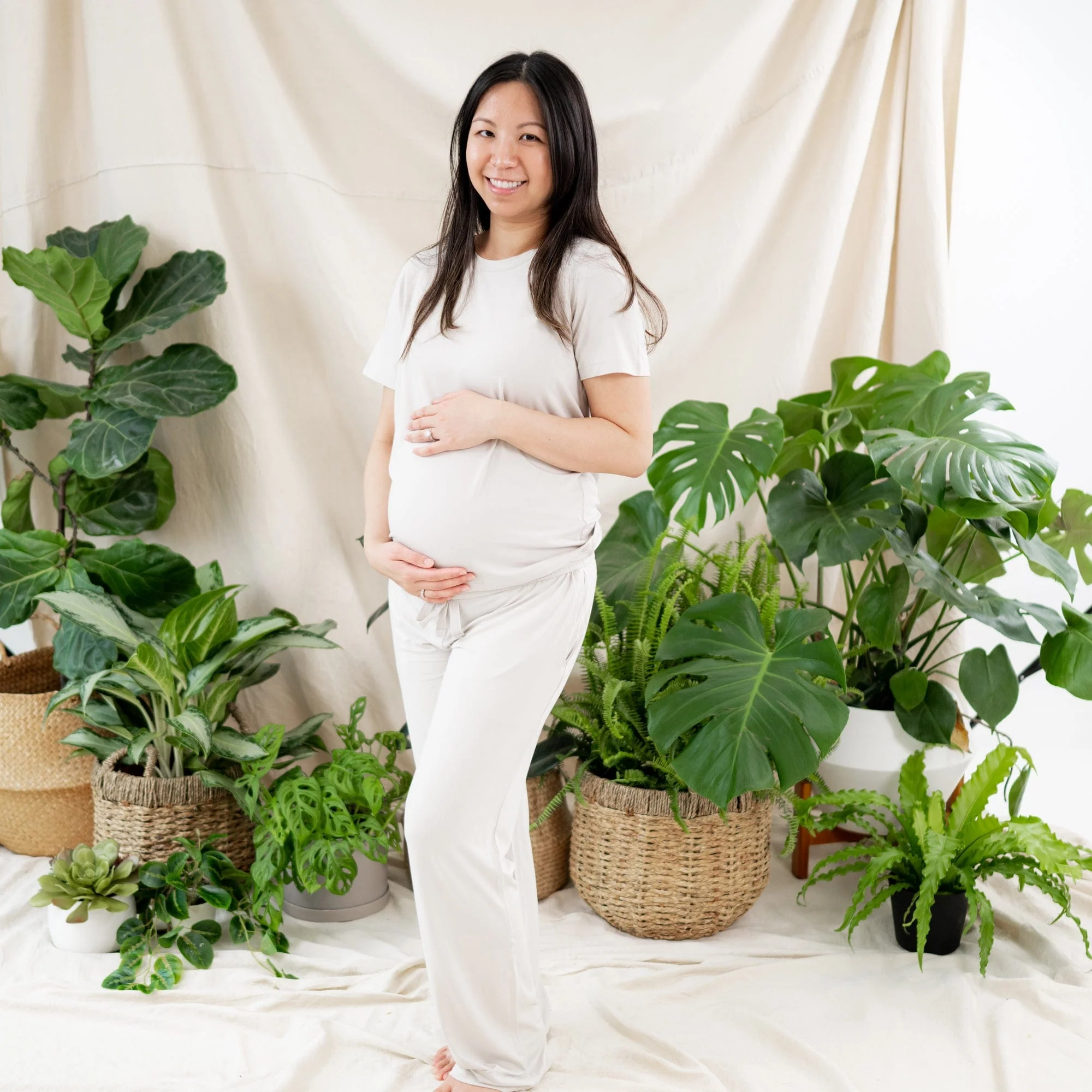 Women's Lounge Pants in Oat - Image 4