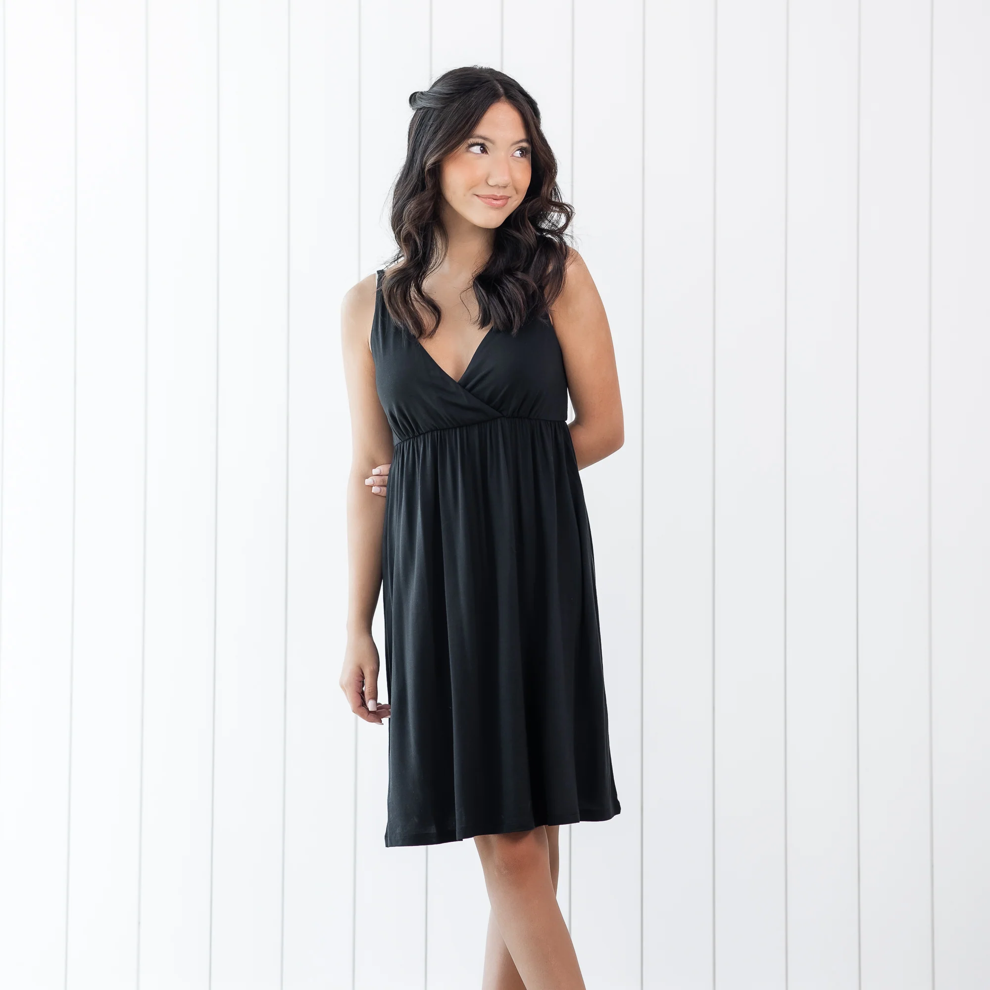 Women's Nightgown in Midnight - Image 2