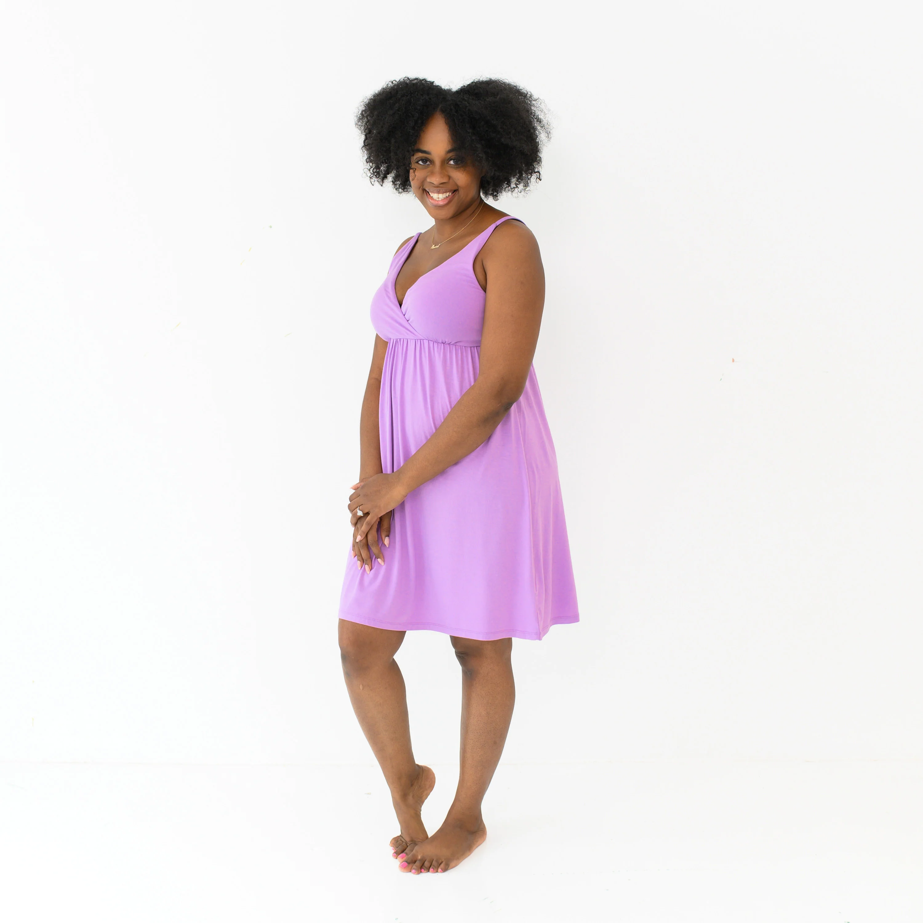 Women's Nightgown in Poi - Image 2