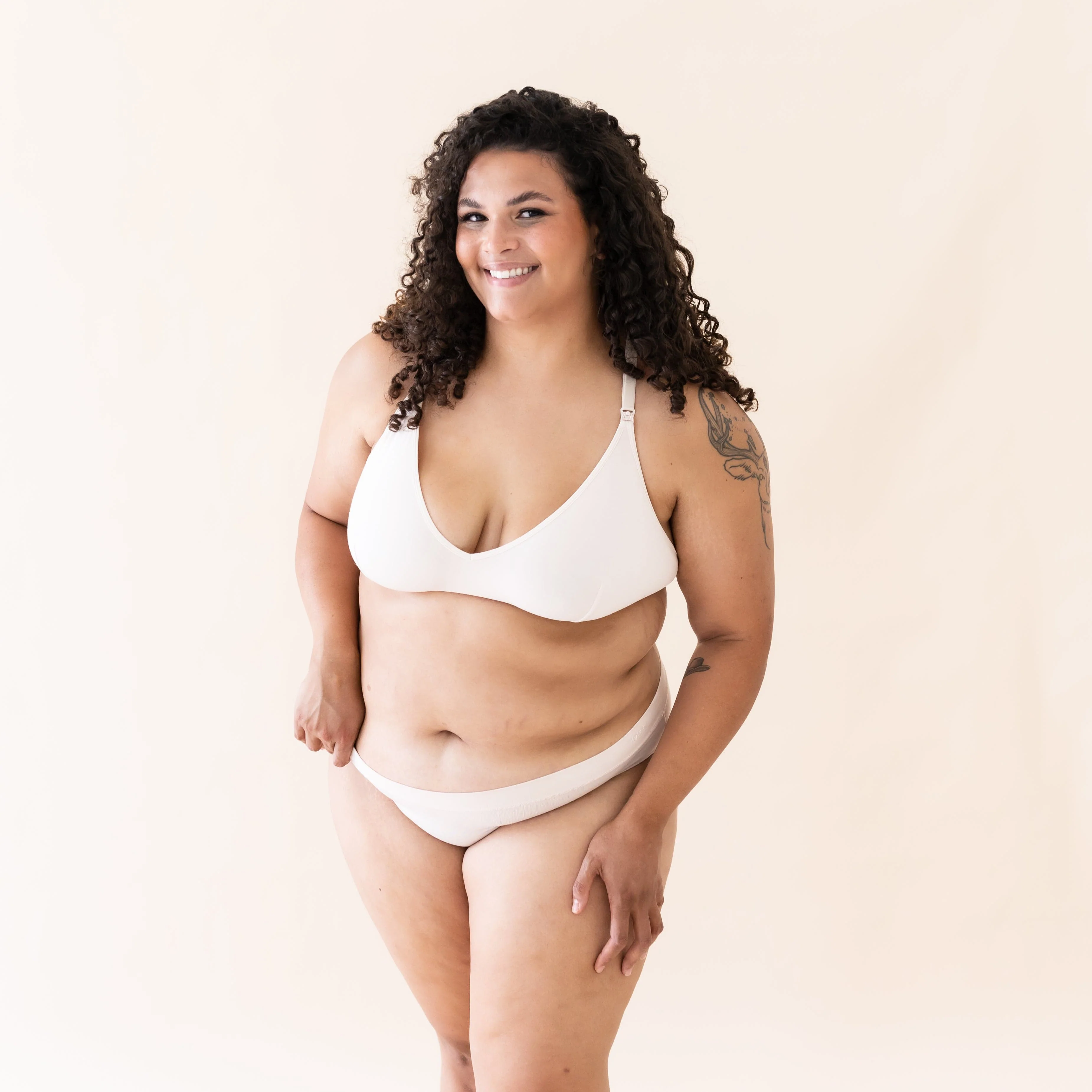 Women's Nursing Bra in Blonde - Image 4