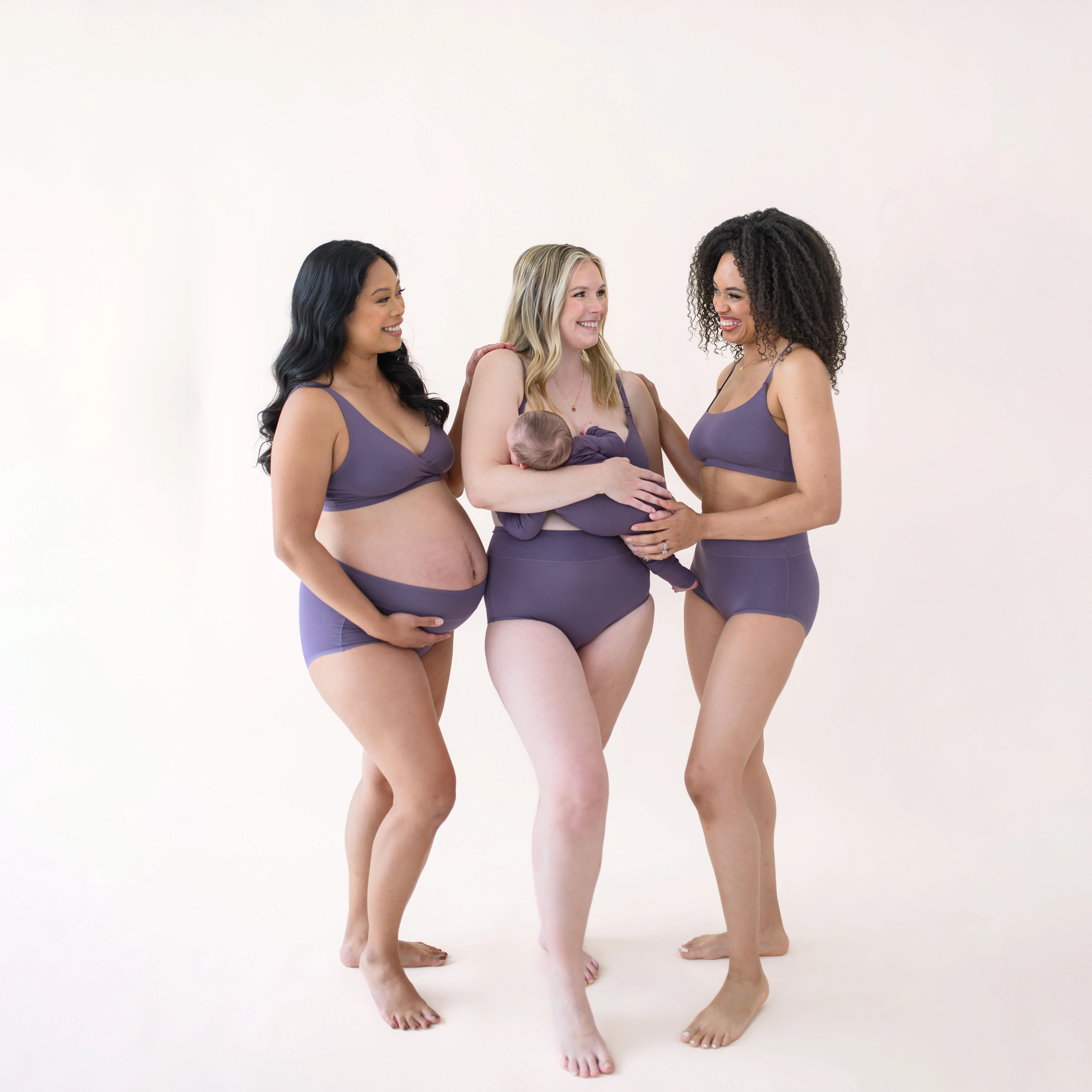 Women's Nursing Bra in Currant - Image 3