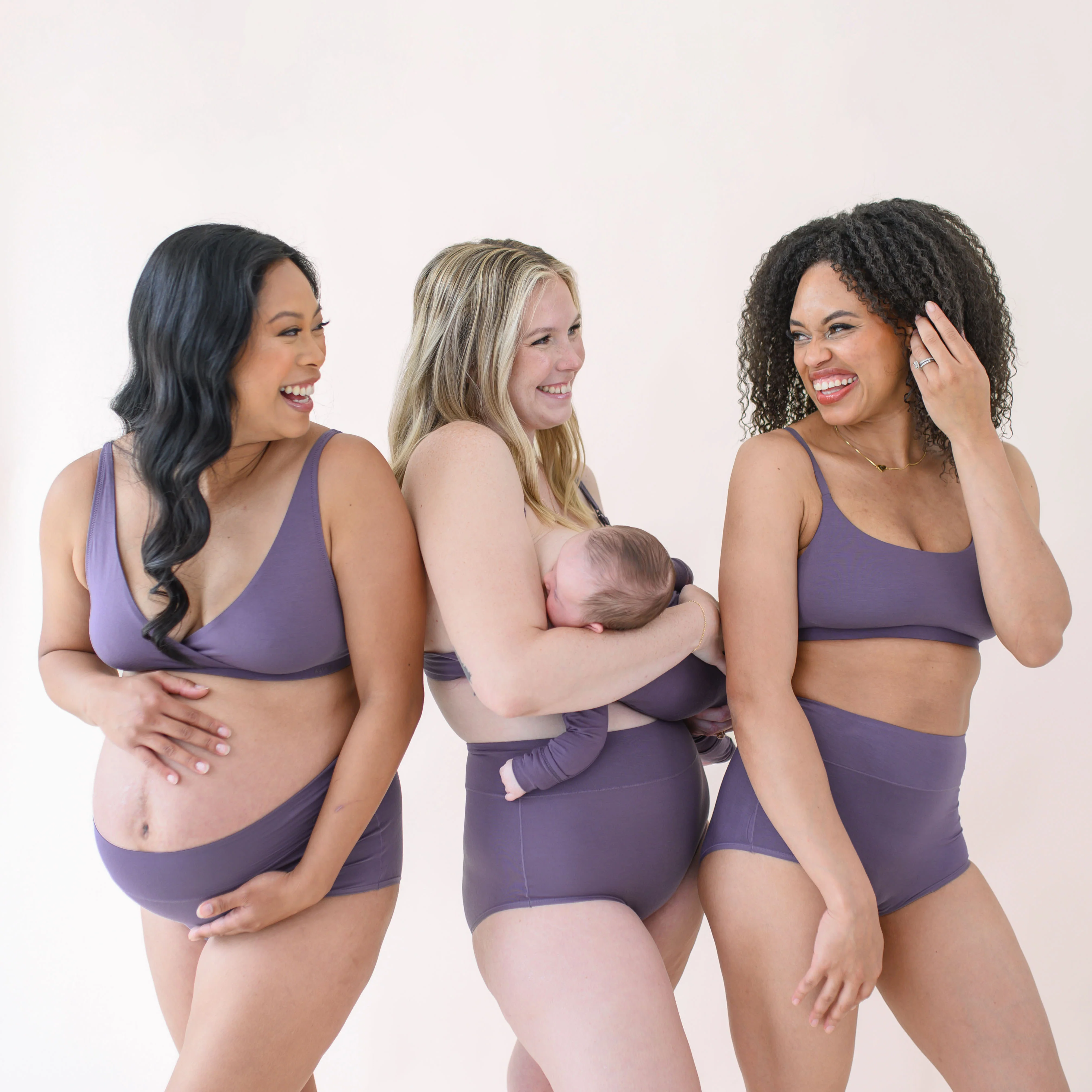 Women's Nursing Bra in Currant - Image 4