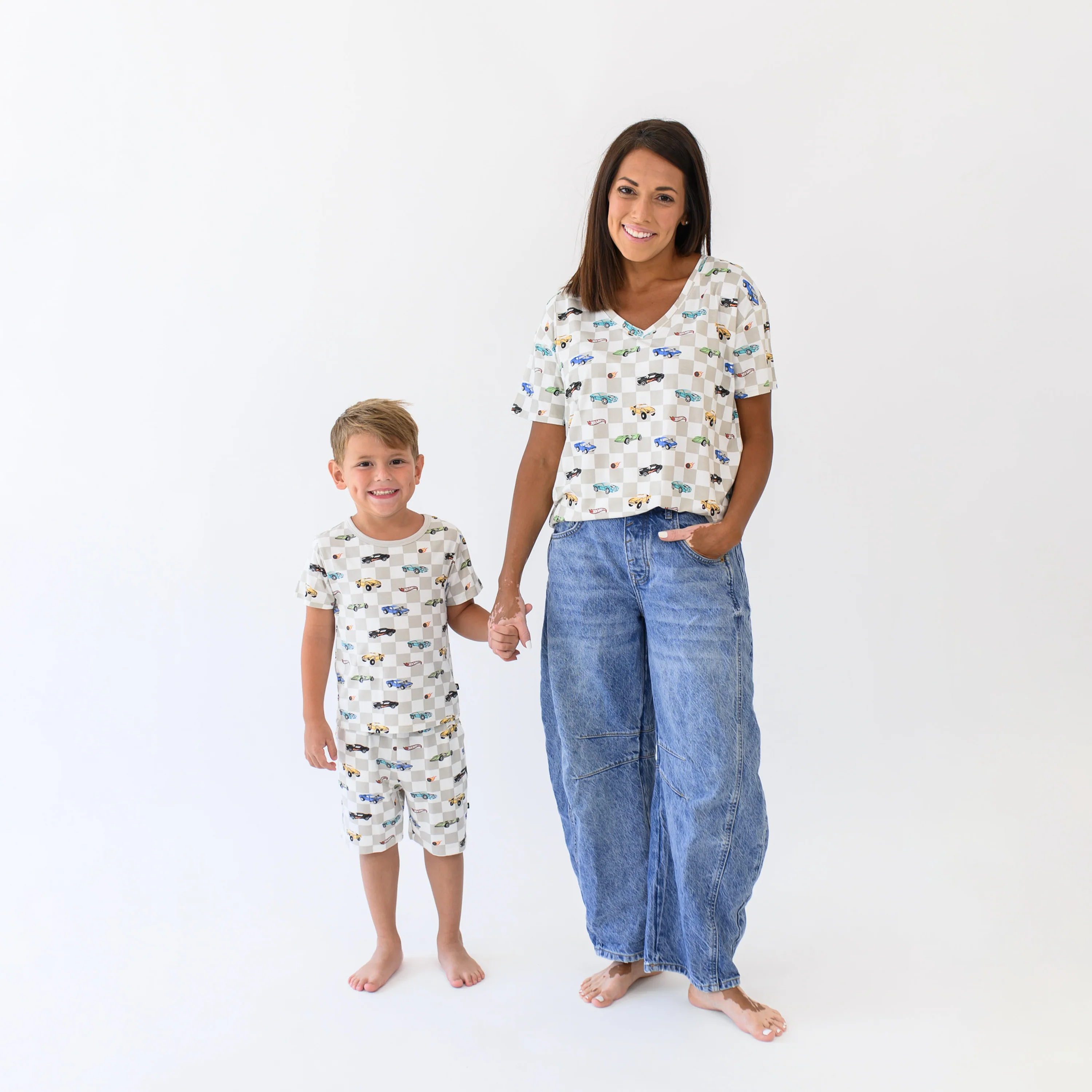 Women's Relaxed Fit V-Neck in Fast and Fierce - Image 2