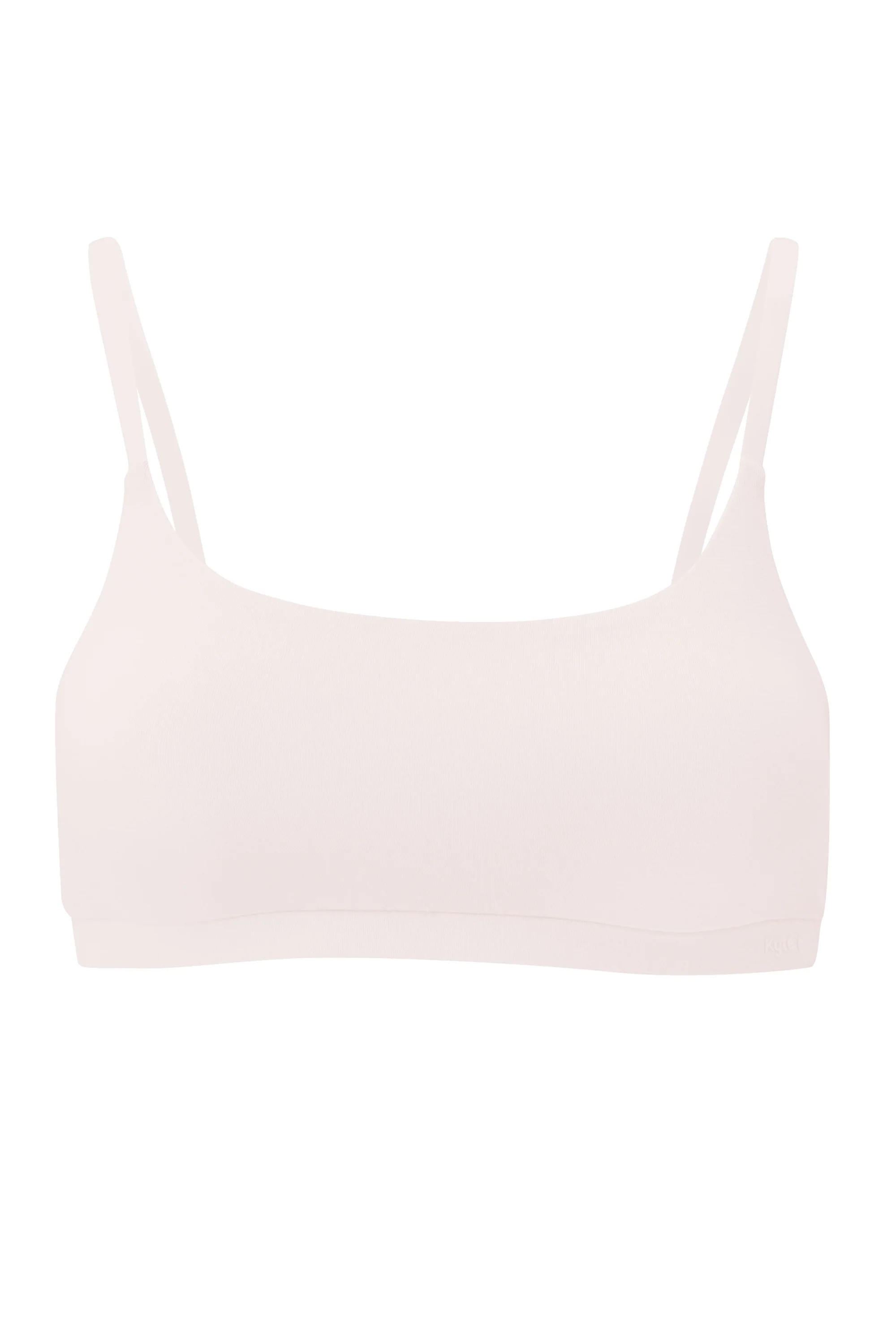 Women's Scoop Neck Bralette in Blonde - Image 2
