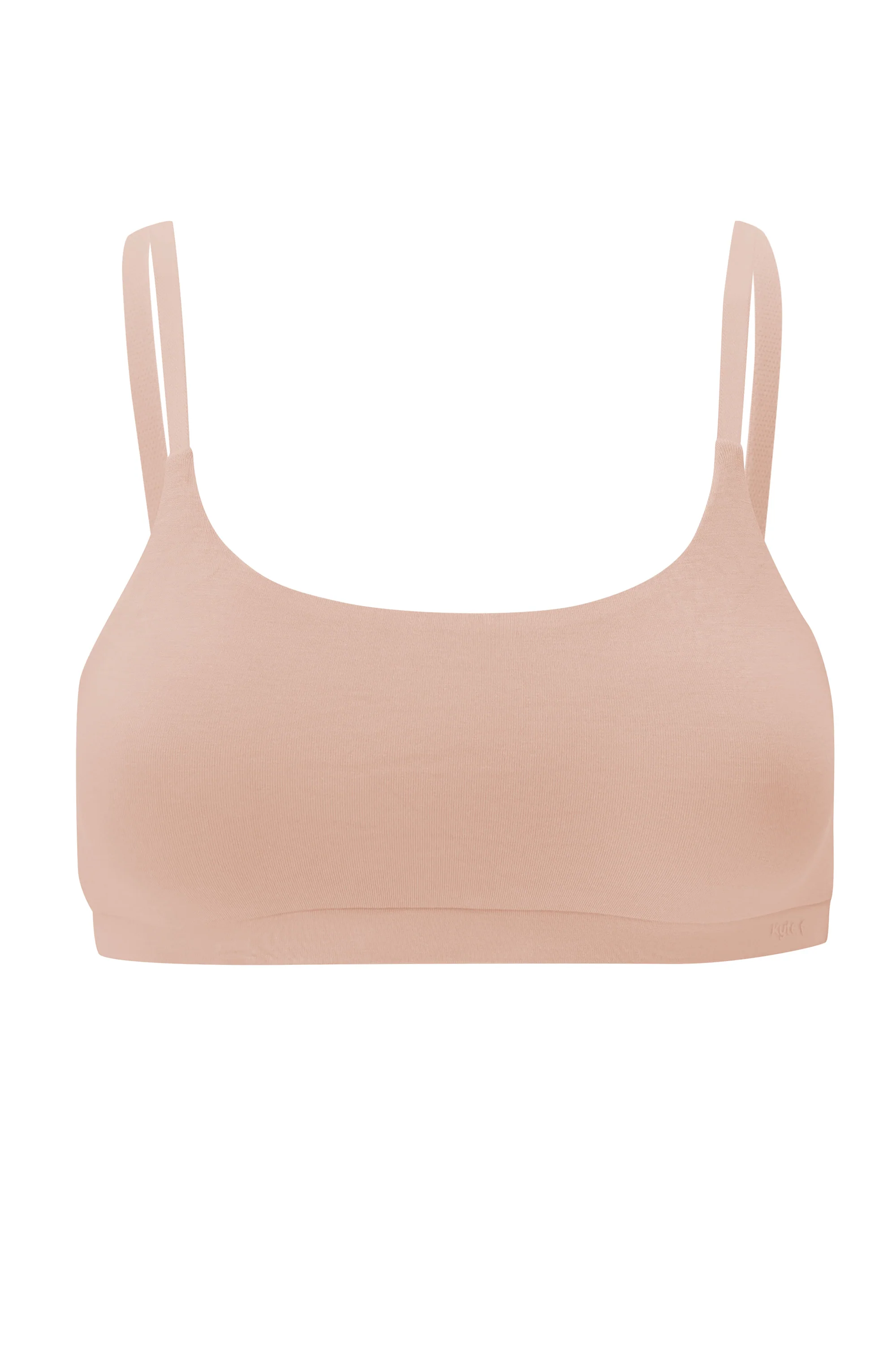 Women's Scoop Neck Bralette in Chai - Image 4