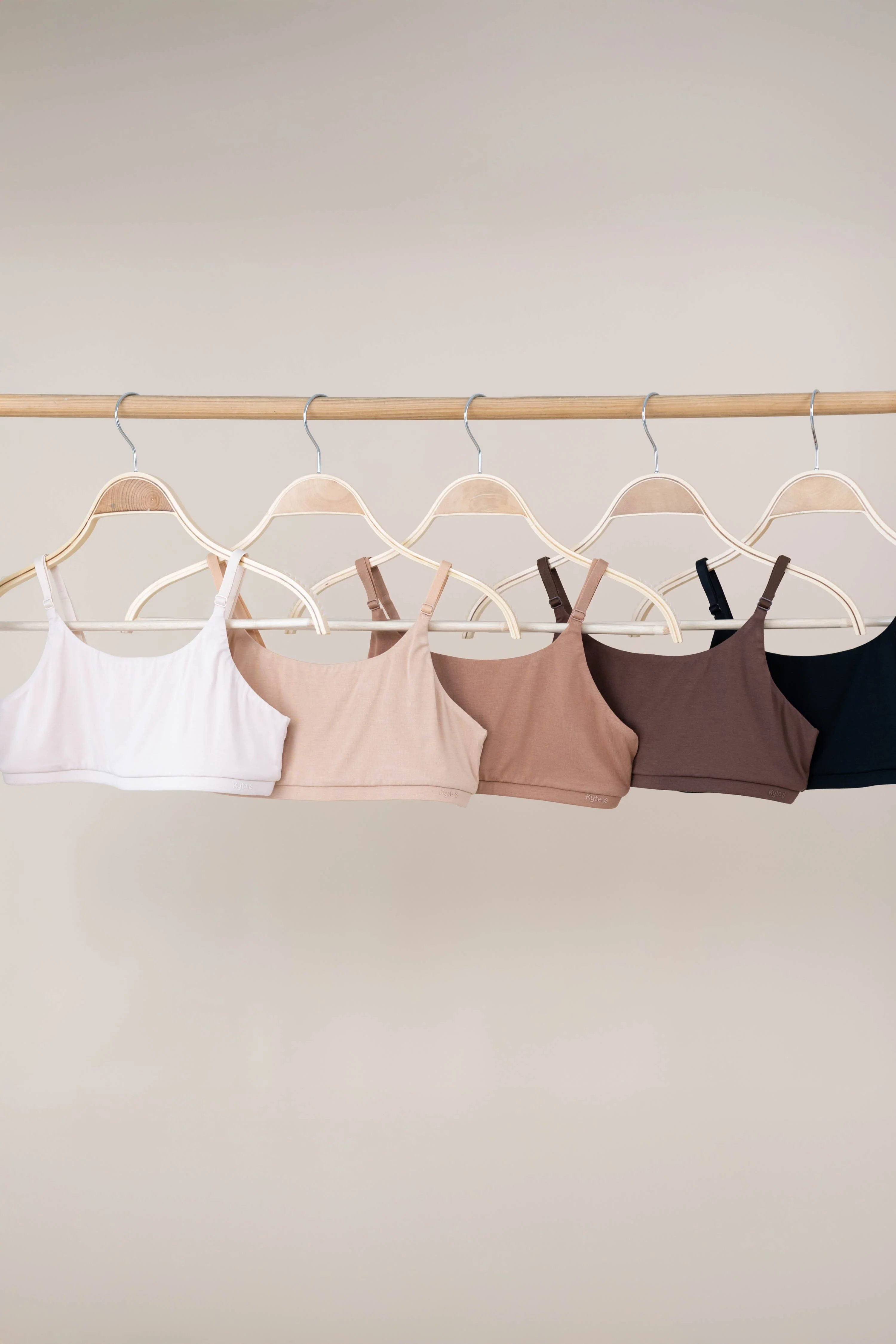 Women's Scoop Neck Bralette in Chai - Image 6