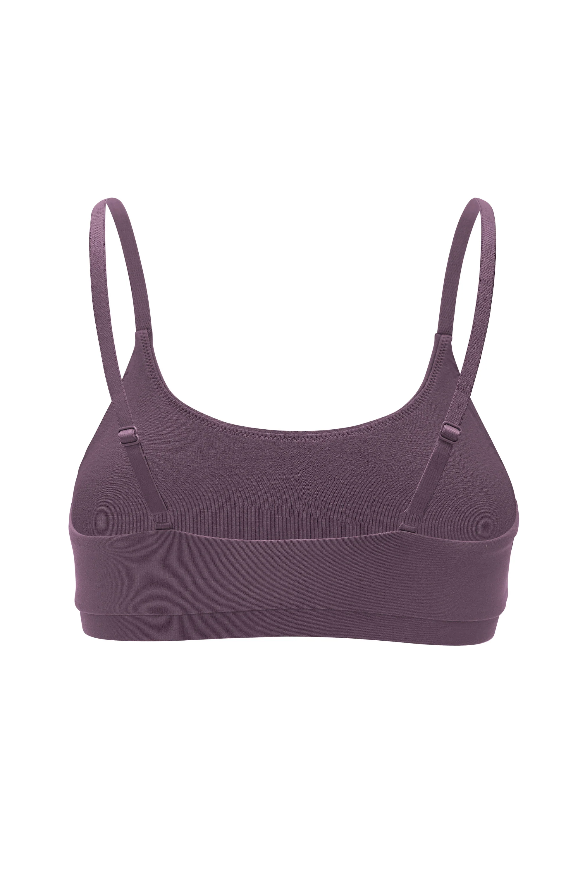 Women's Scoop Neck Bralette in Currant - Image 5
