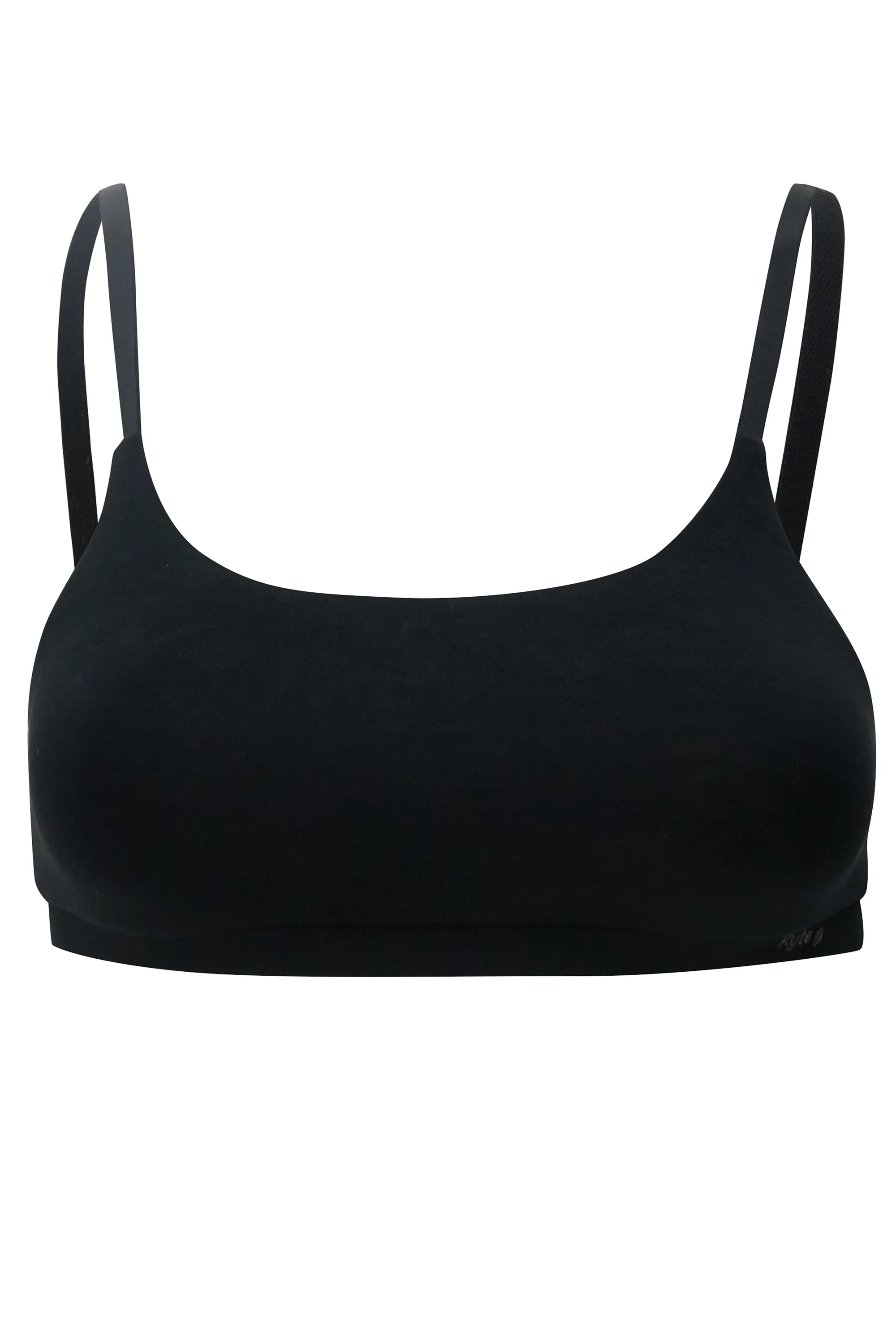 Women's Scoop Neck Bralette in Midnight - Image 6