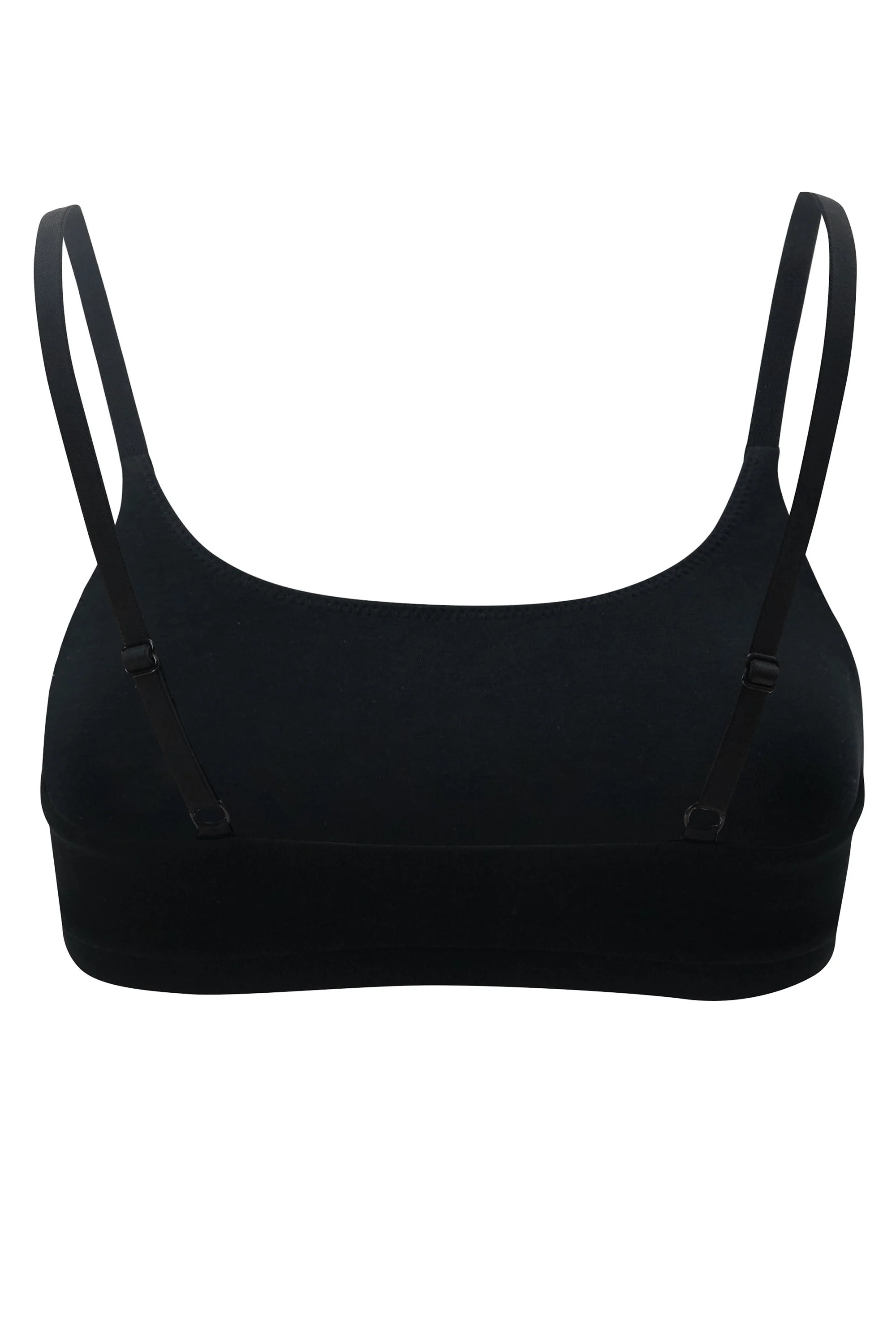 Women's Scoop Neck Bralette in Midnight - Image 7