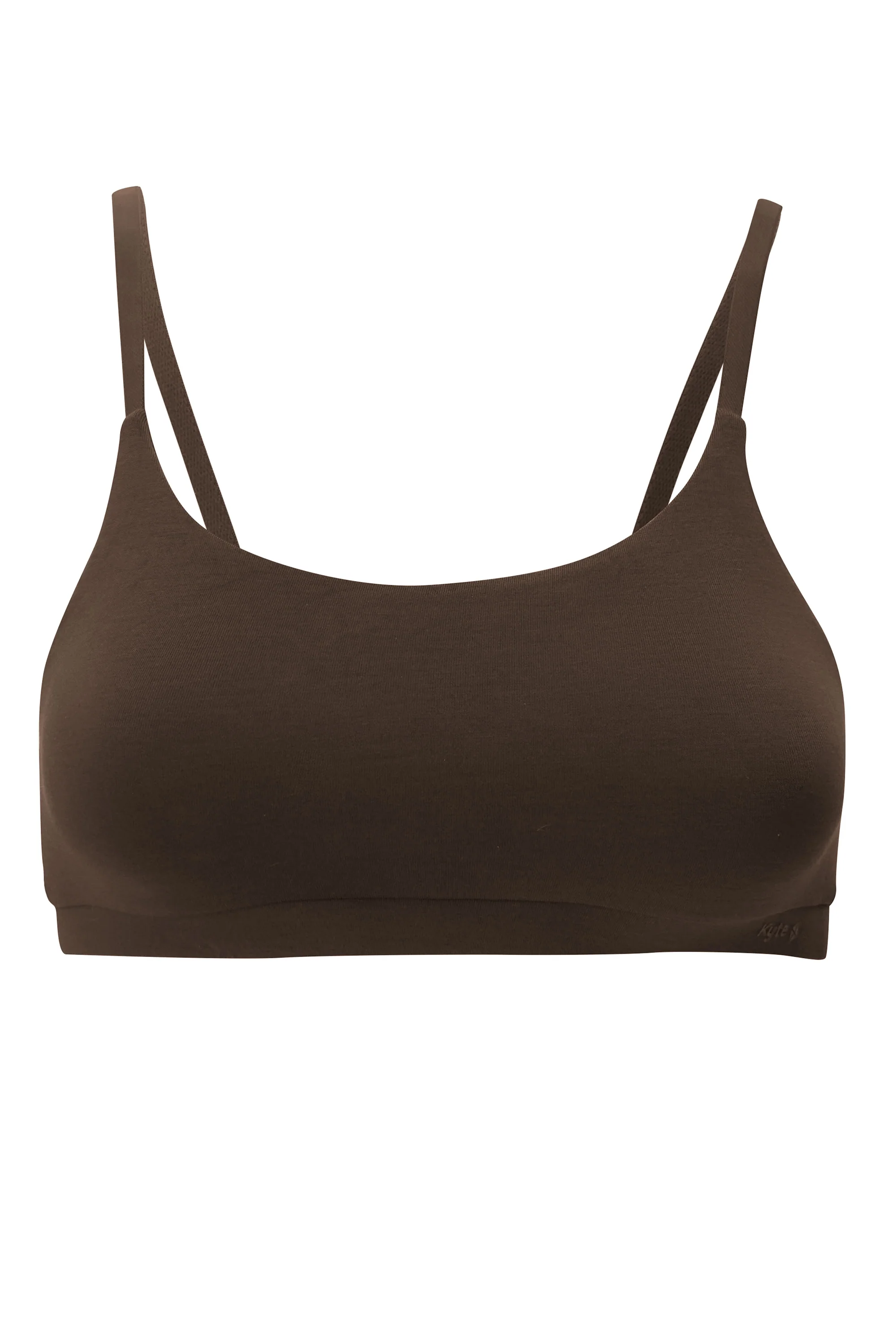 Women's Scoop Neck Bralette in Toffee - Image 5