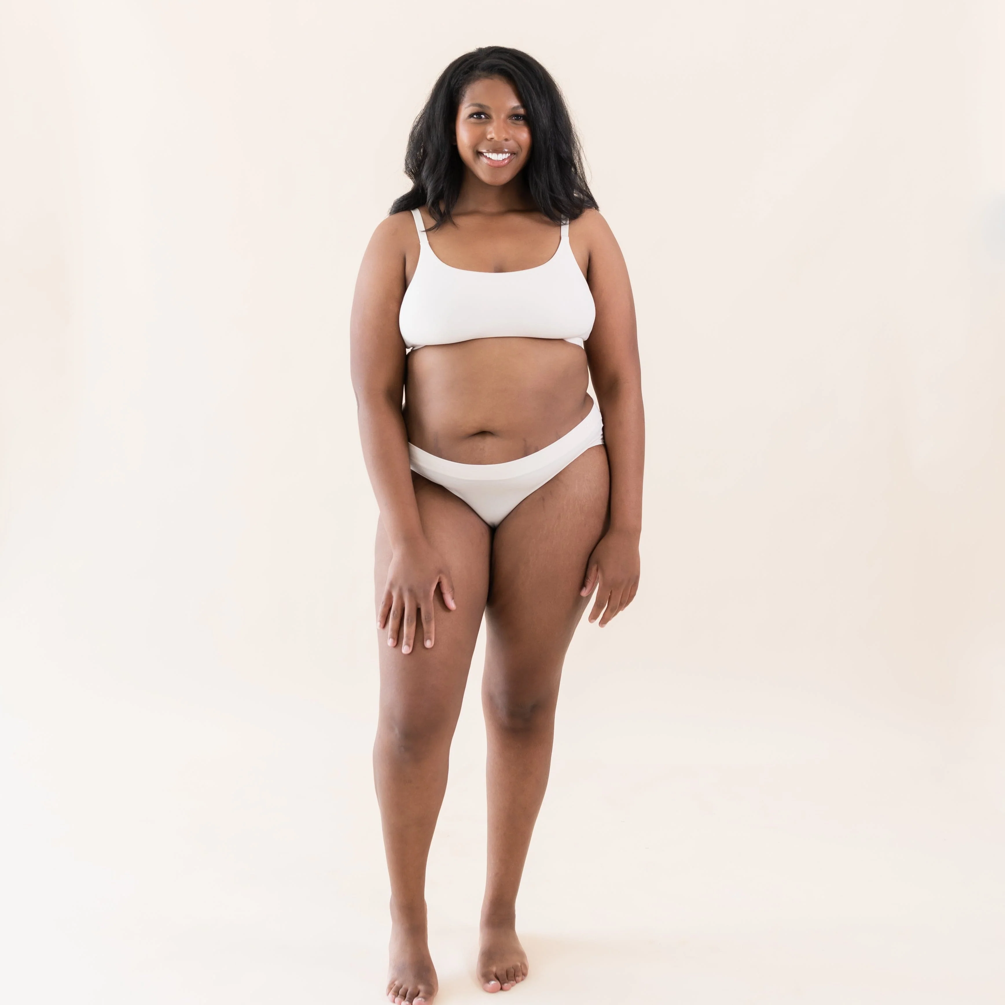 Women's Midi Brief in Blonde - Image 3