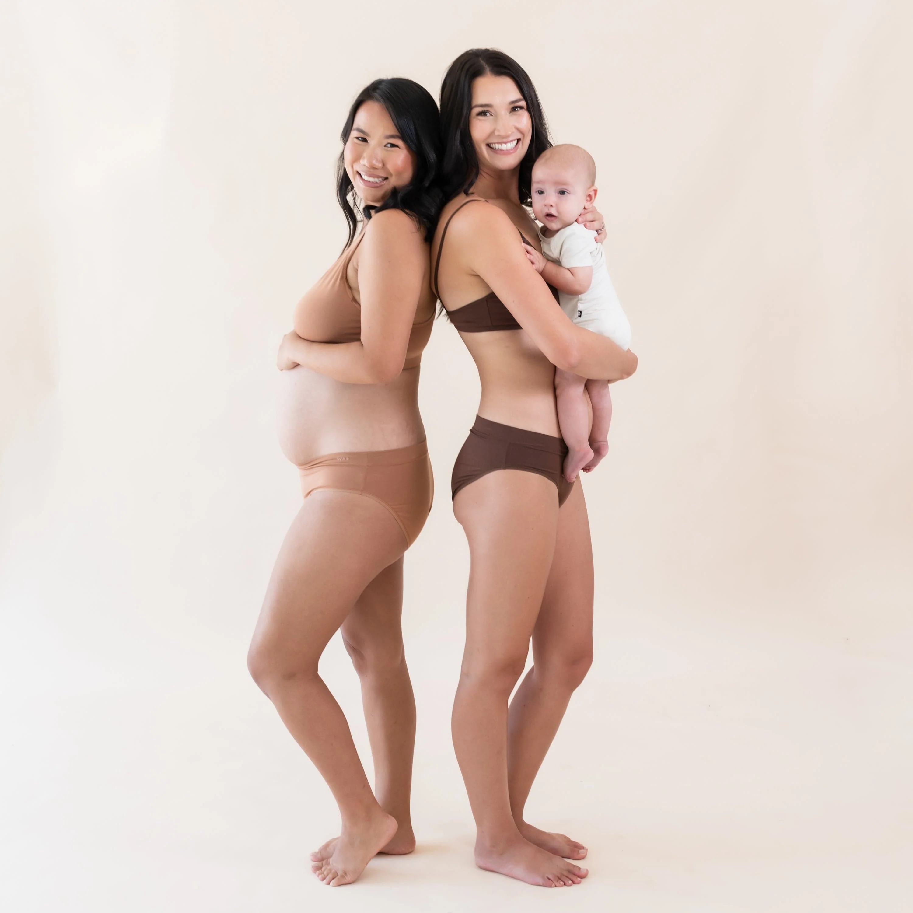 Women's Midi Brief in Latte - Image 4