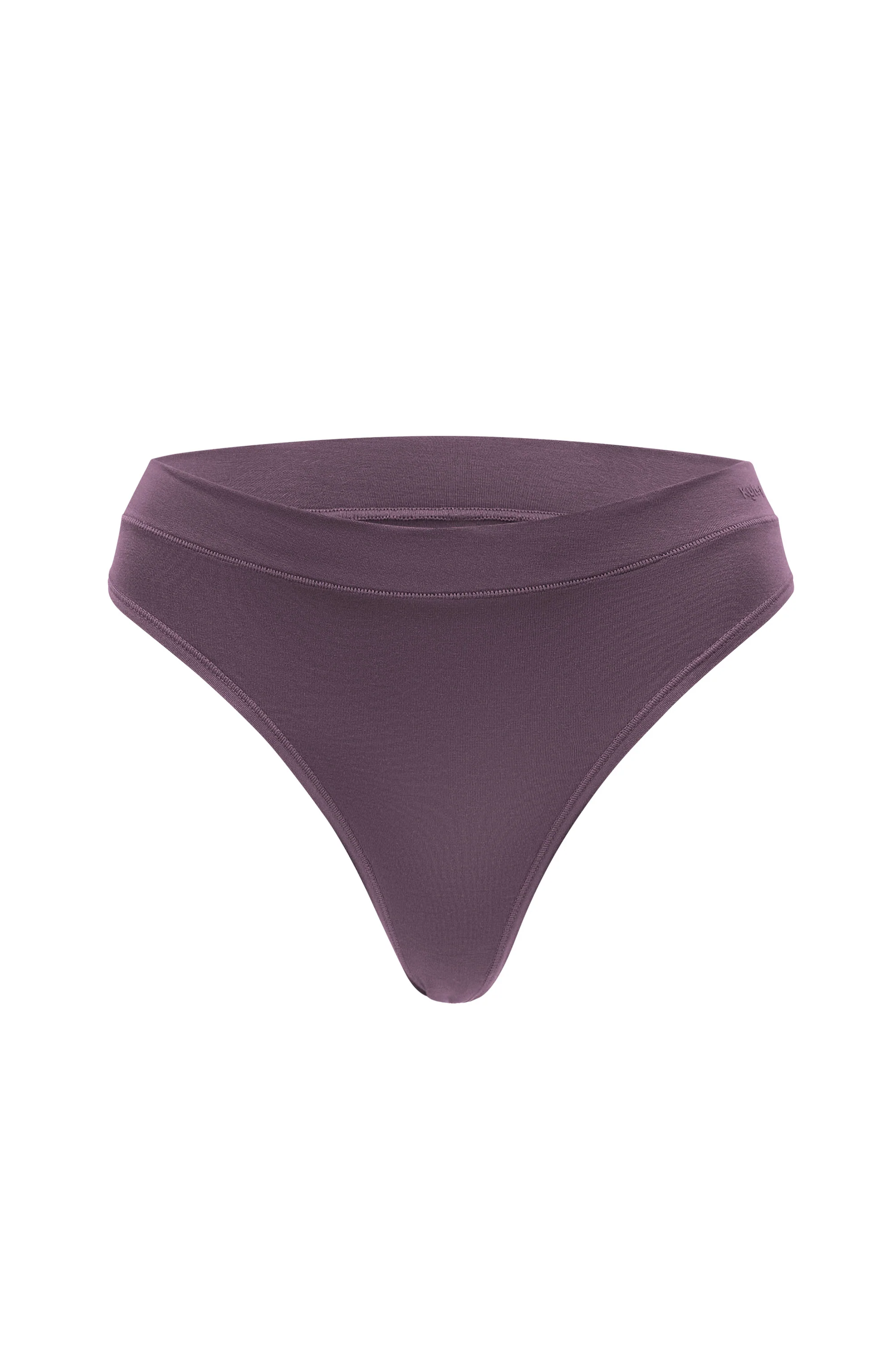 Women's Thong in Currant - Image 2