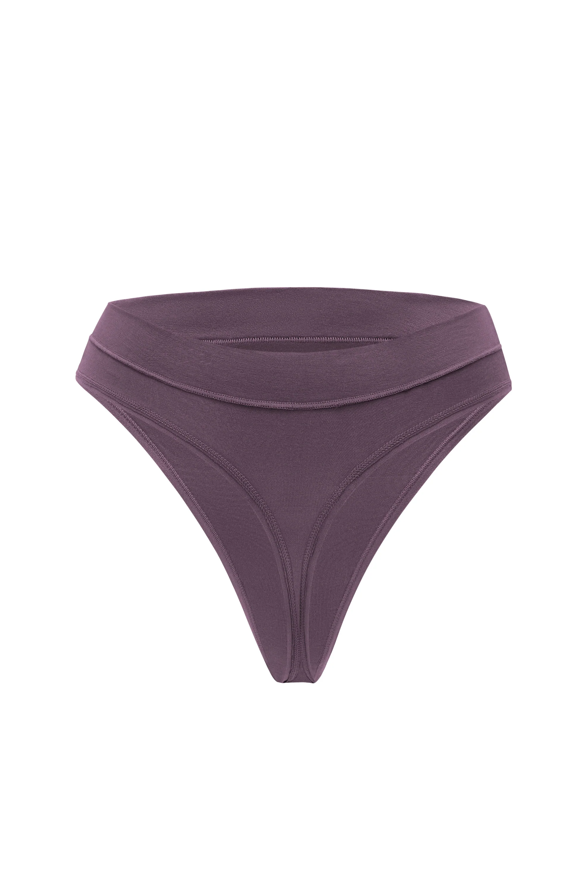Women's Thong in Currant - Image 5