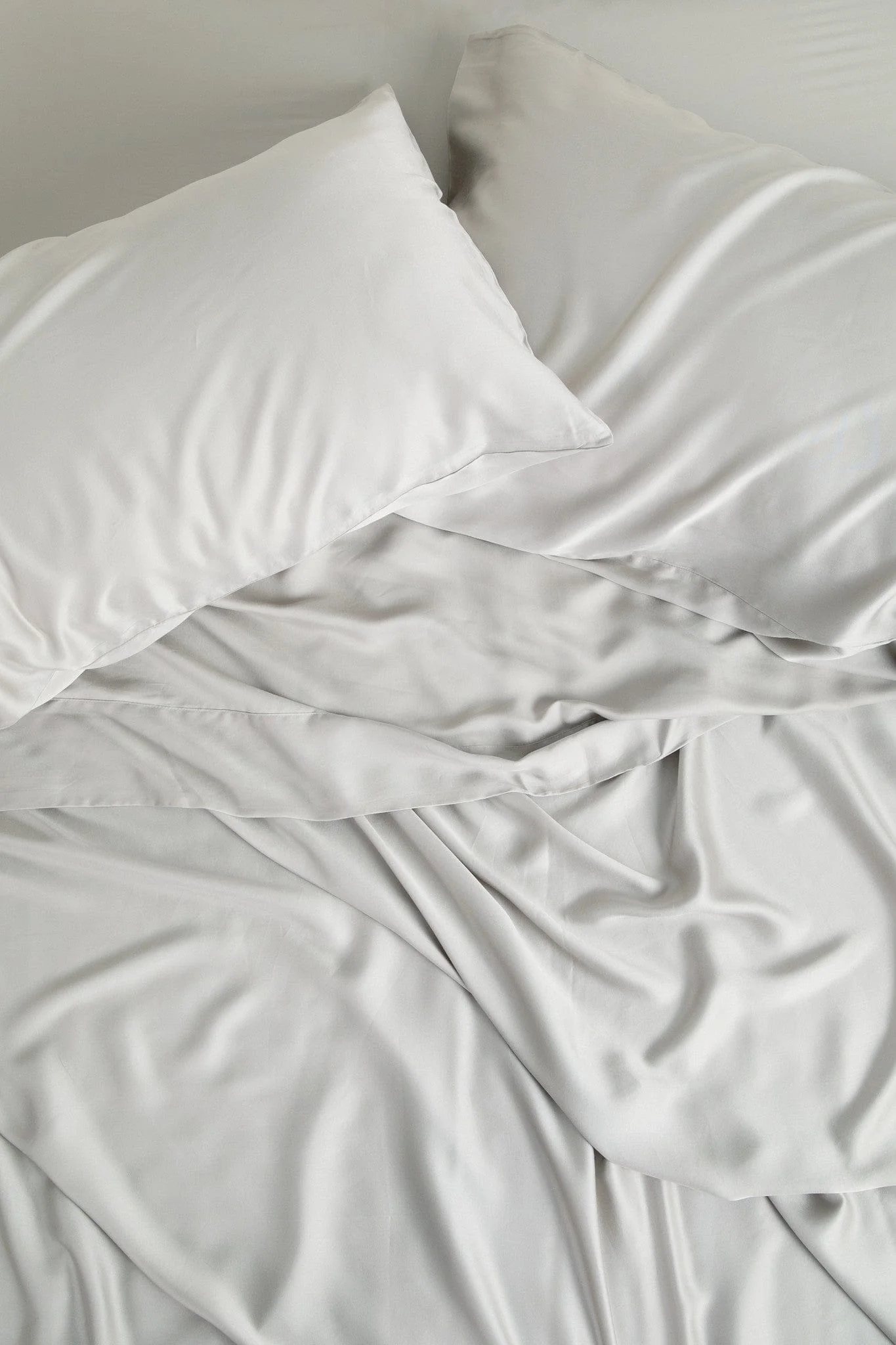 Bamboo Sateen Sheet Set in Dove Gray - Image 2