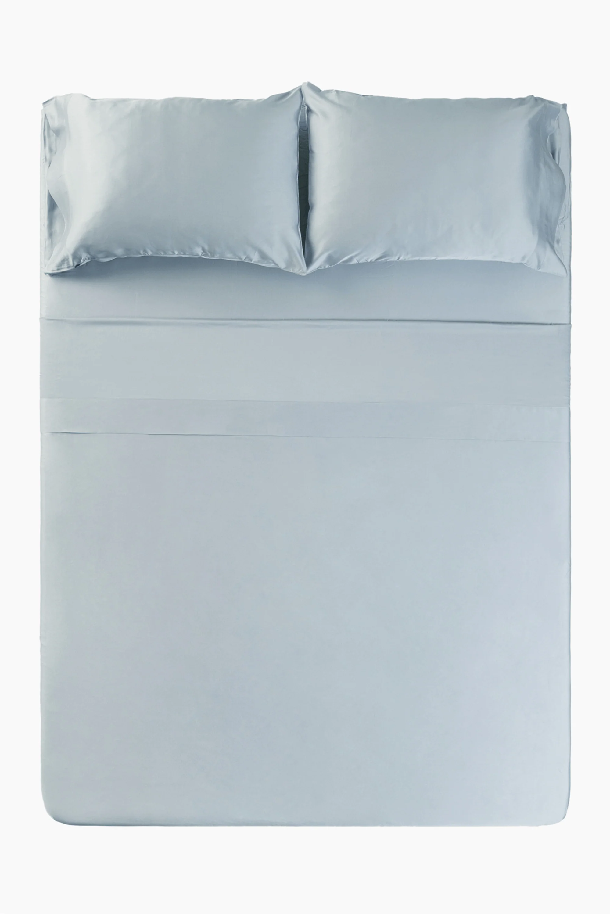 Bamboo Sateen Sheet Set in Ice - Image 7