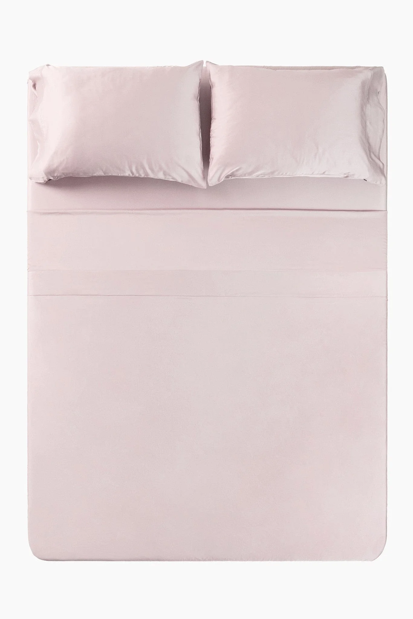 Bamboo Sateen Sheet Set in Rose Quartz - Image 8
