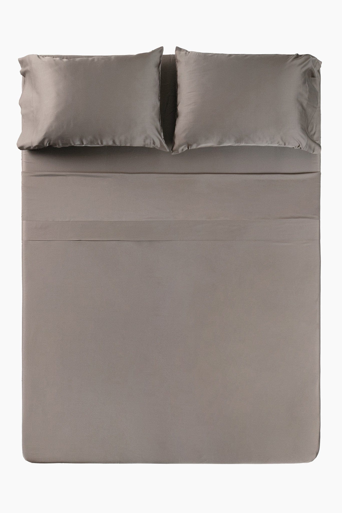 Bamboo Sateen Sheet Set in Truffle - Image 7