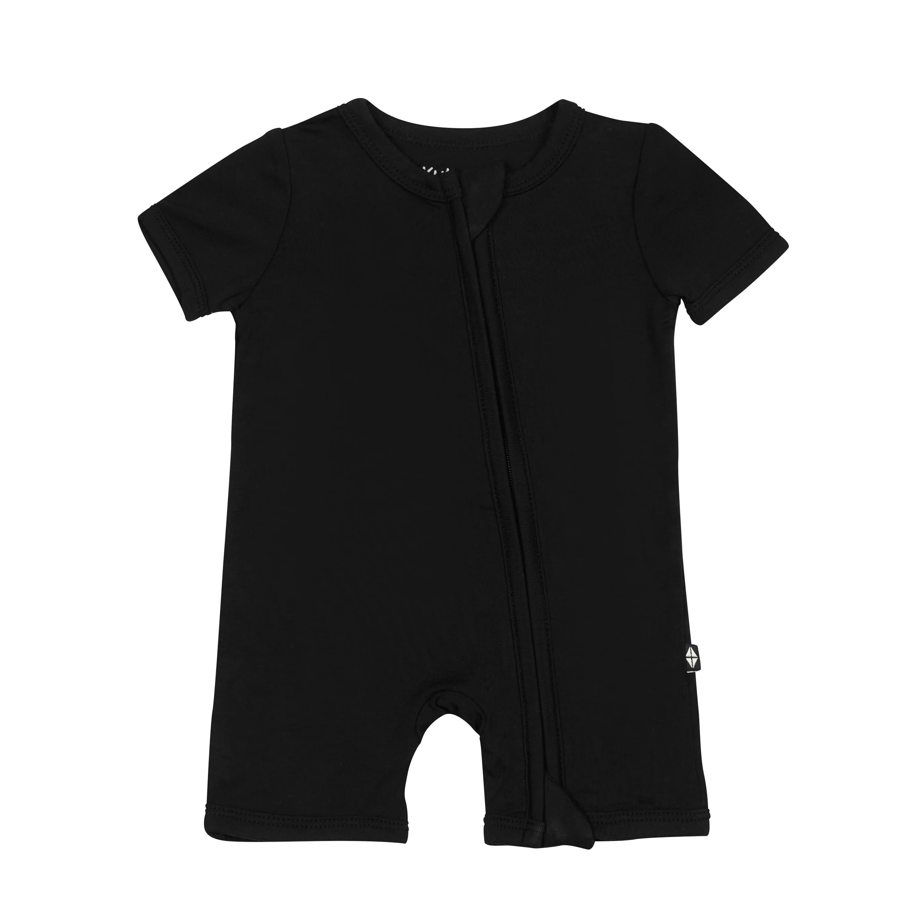 Zippered Shortall Romper in Midnight - Image 2