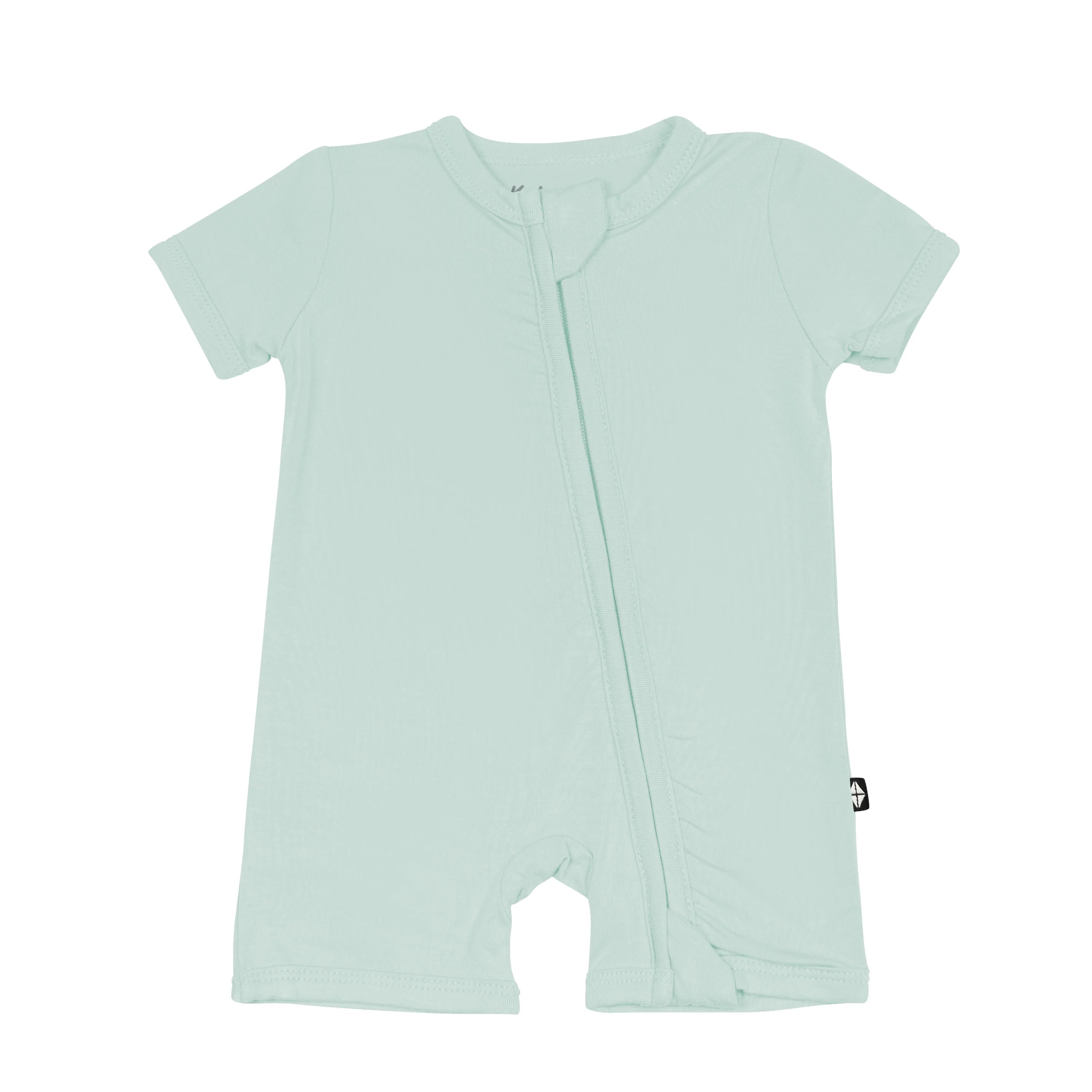 Zippered Shortall Romper in Sage - Image 2