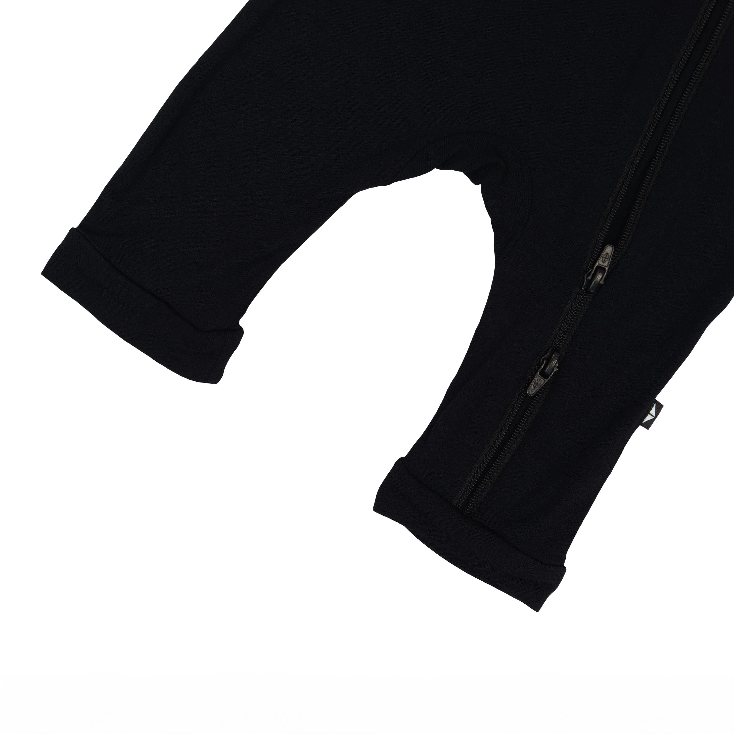Zippered Sleeveless Romper in Midnight - Image 4