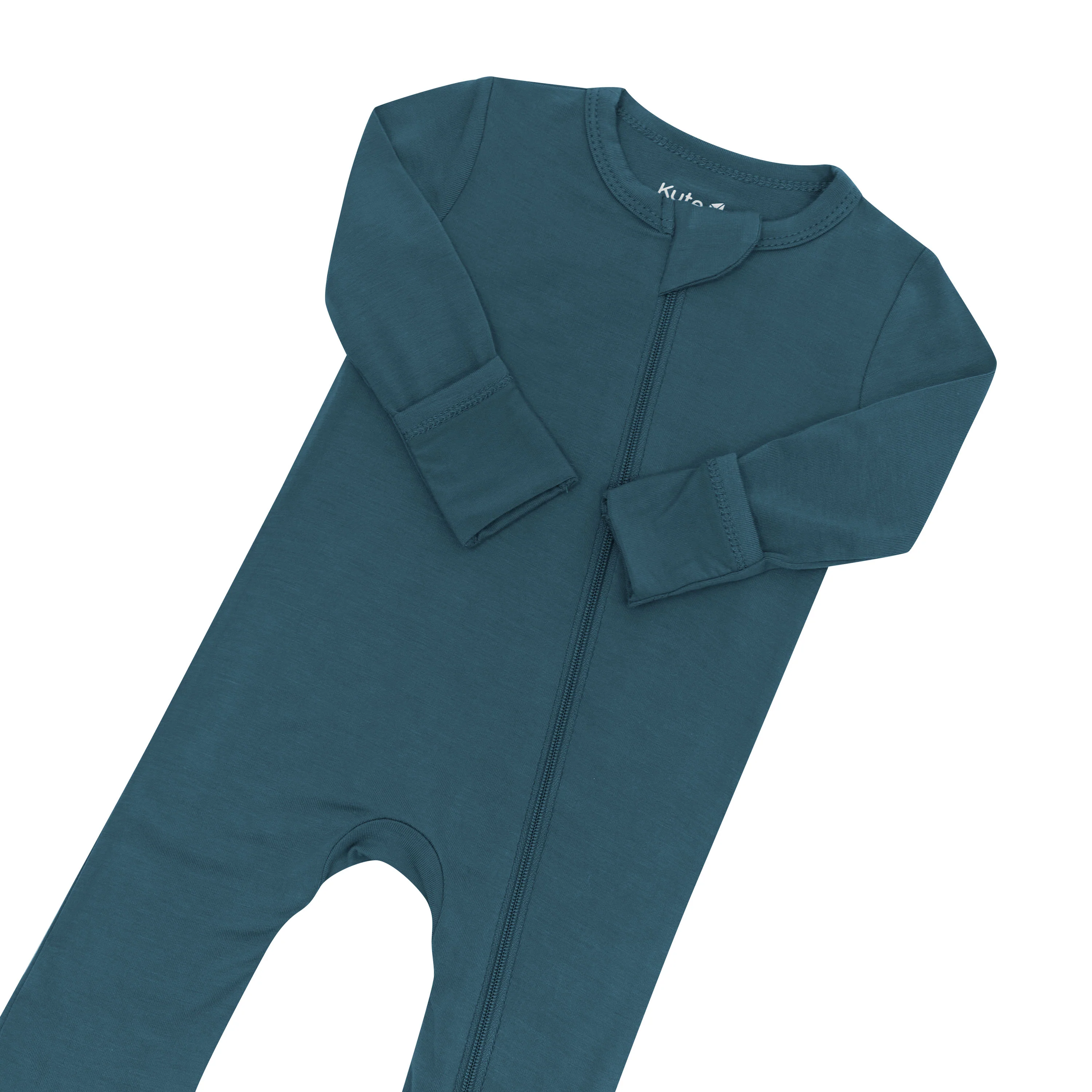 Zippered Footie in Atlantic - Image 5