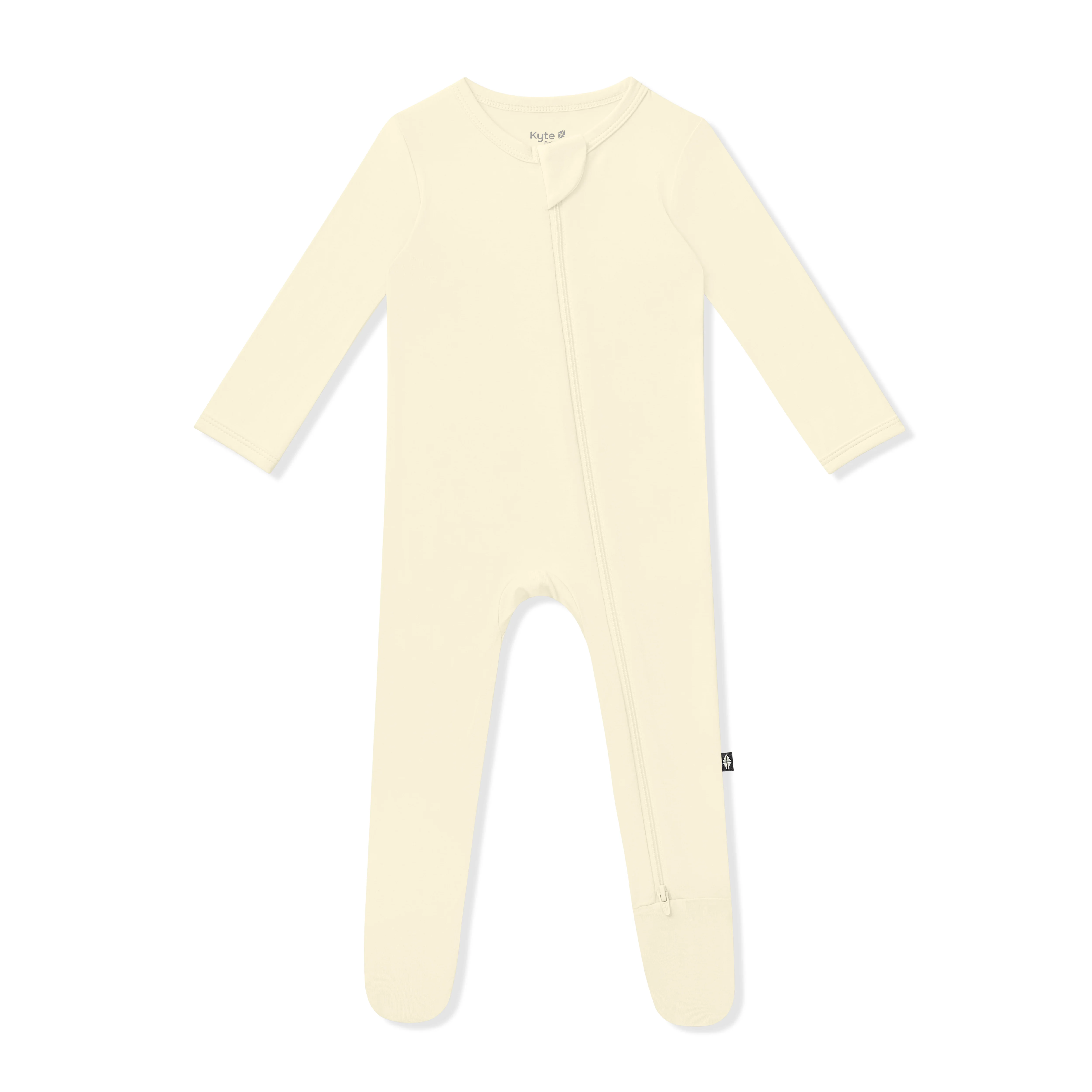 Zippered Footie in Chamomile - Image 2