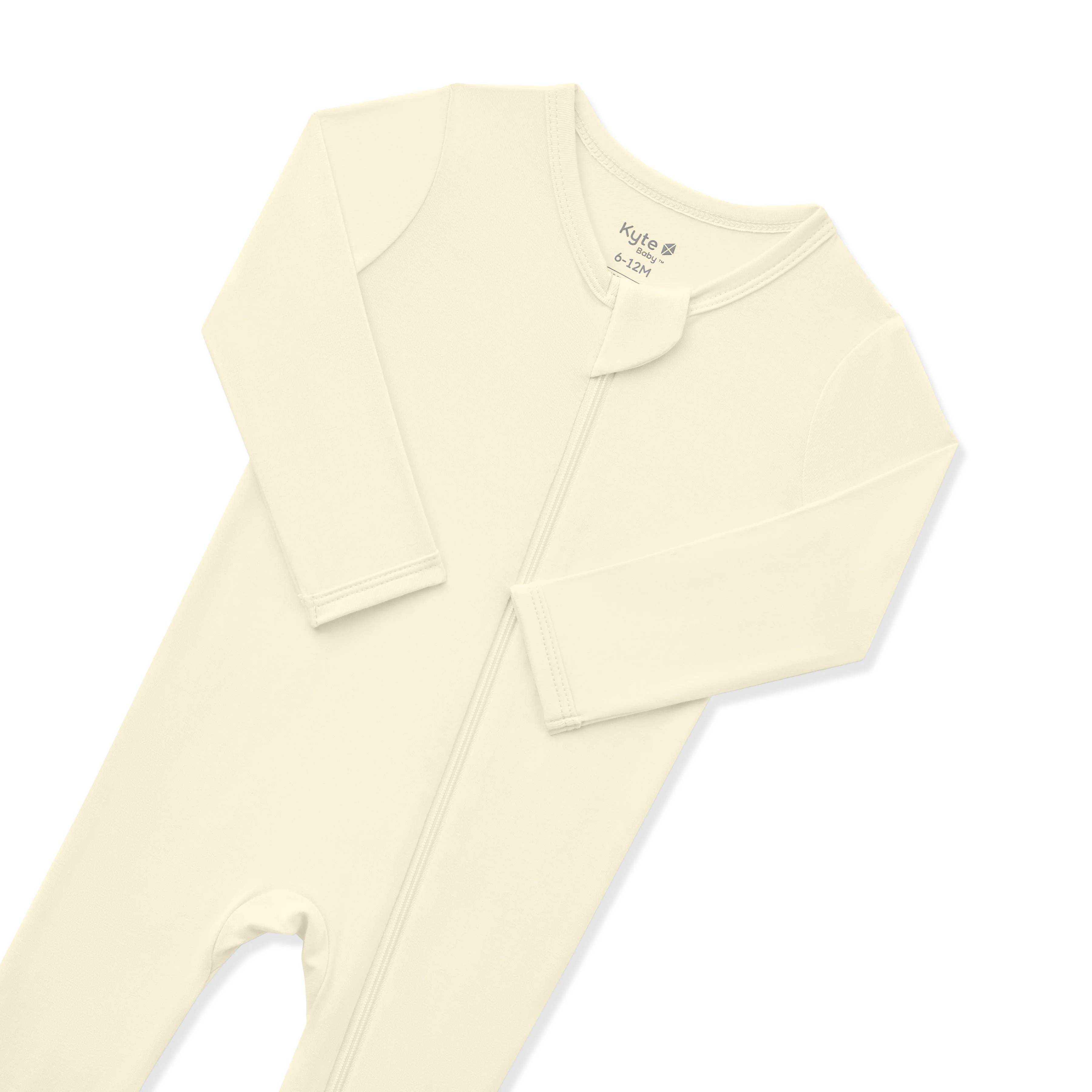 Zippered Footie in Chamomile - Image 6