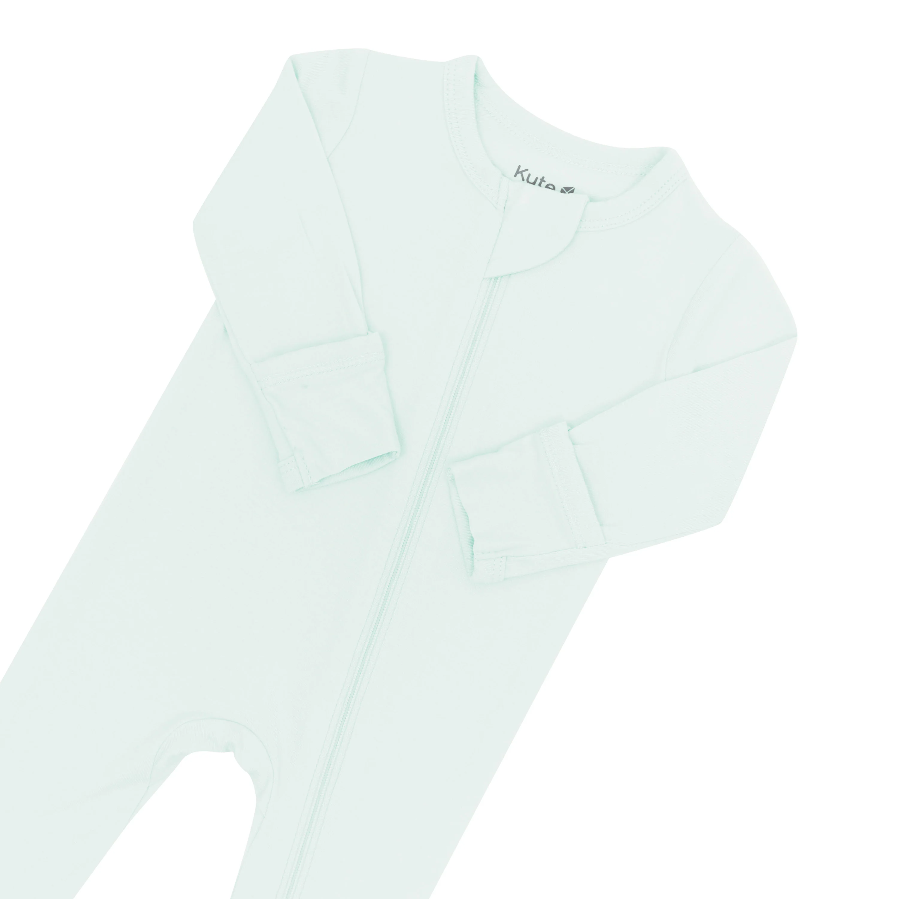 Zippered Footie in Dew - Image 4