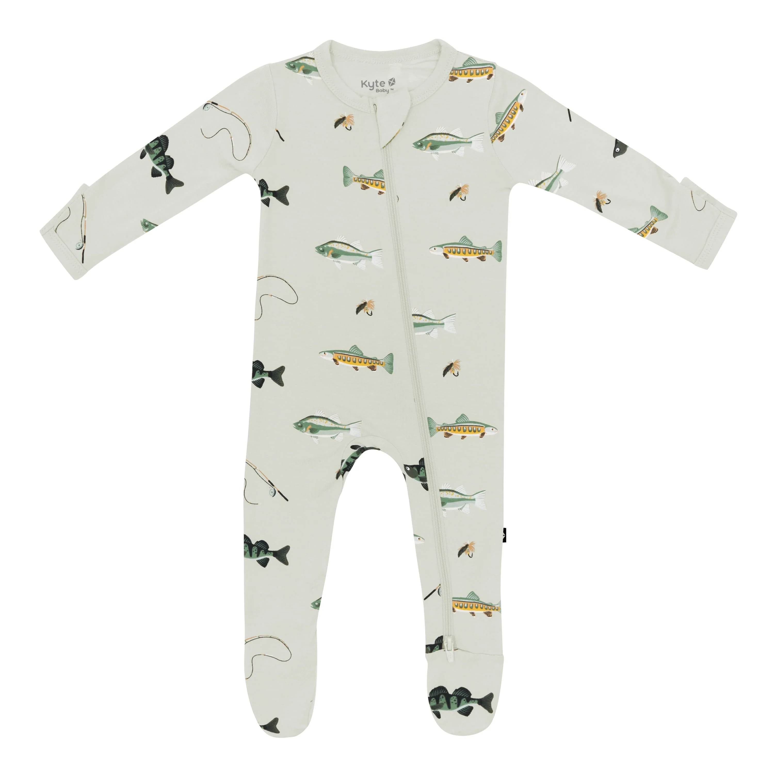 Zippered Footie in Fishing - Image 2