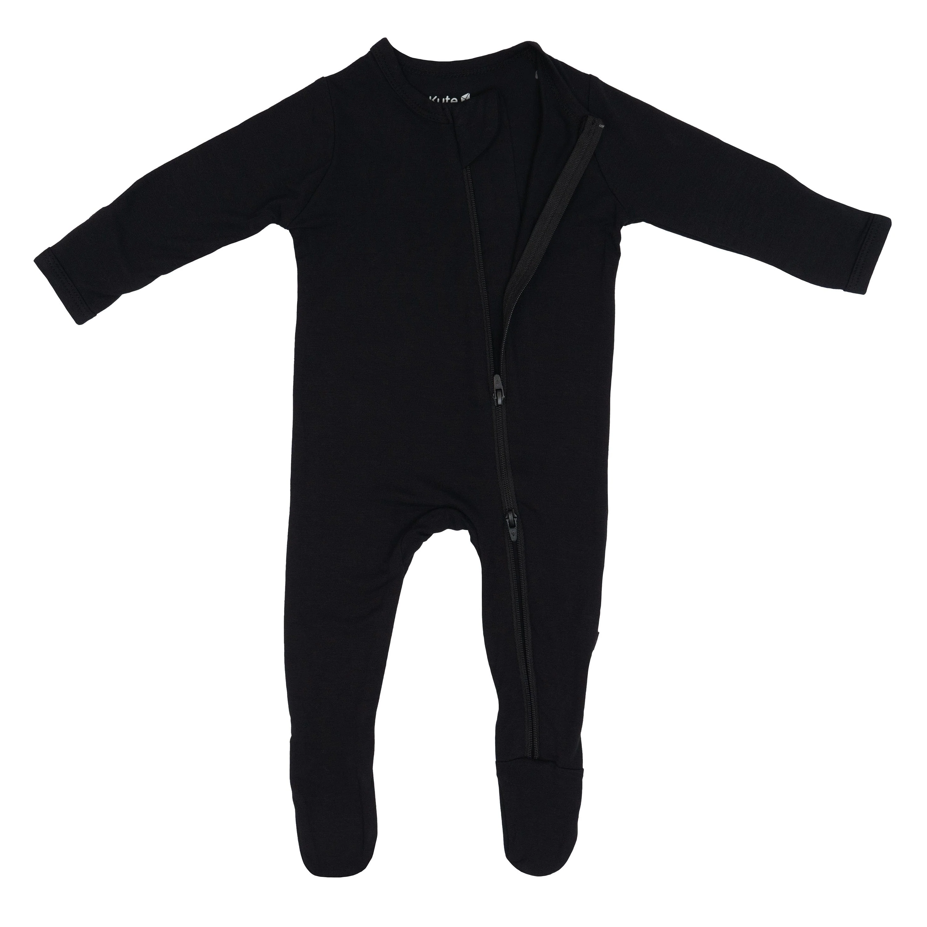Zippered Footie in Midnight - Image 5