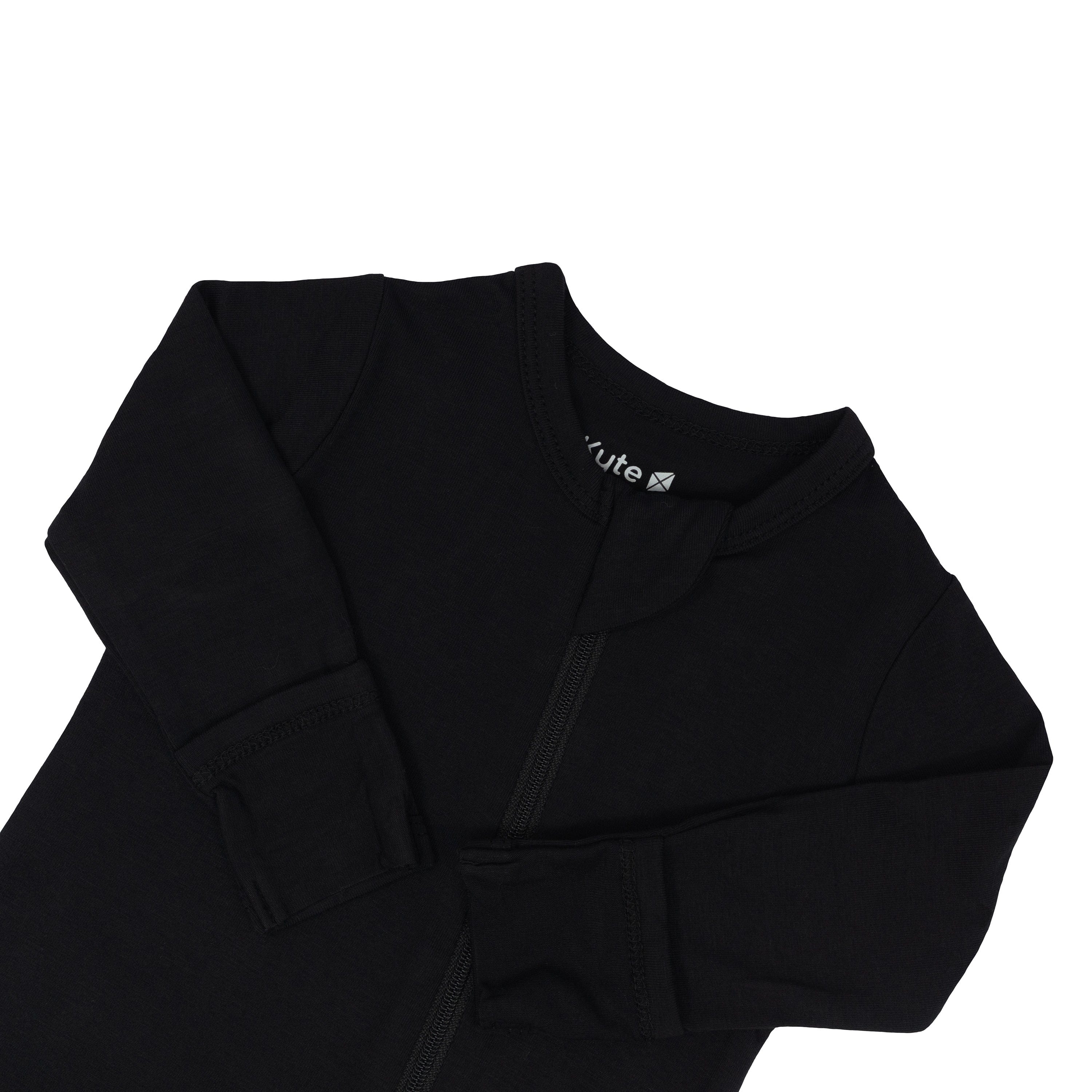 Zippered Footie in Midnight - Image 6