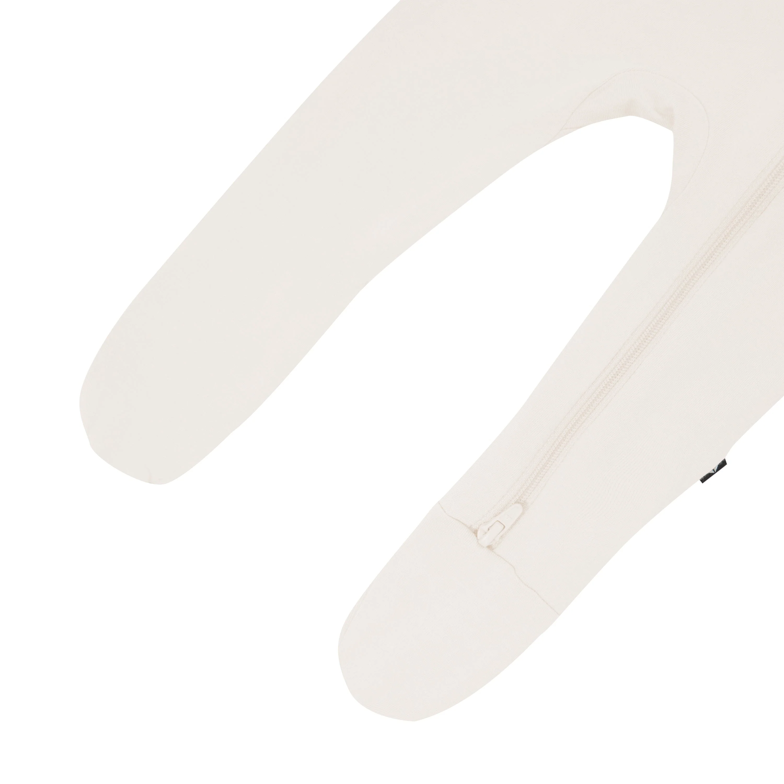Zippered Footie in Oat - Image 7
