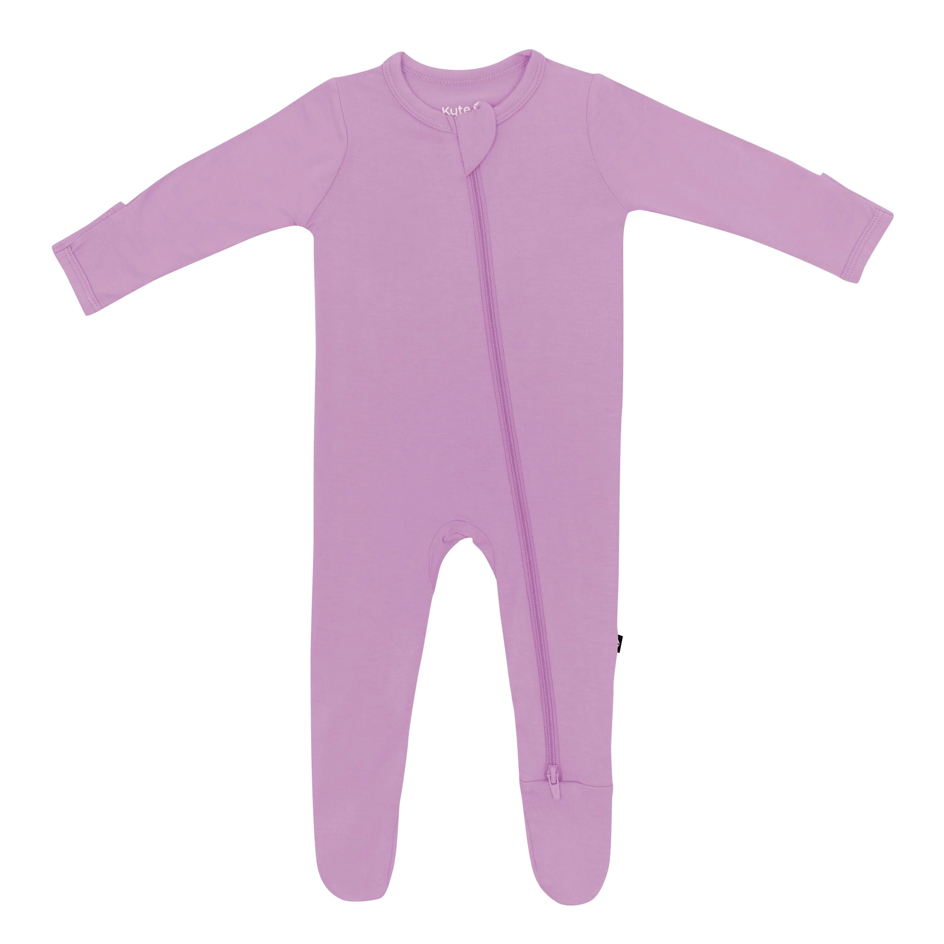 Zippered Footie in Poi - Image 2