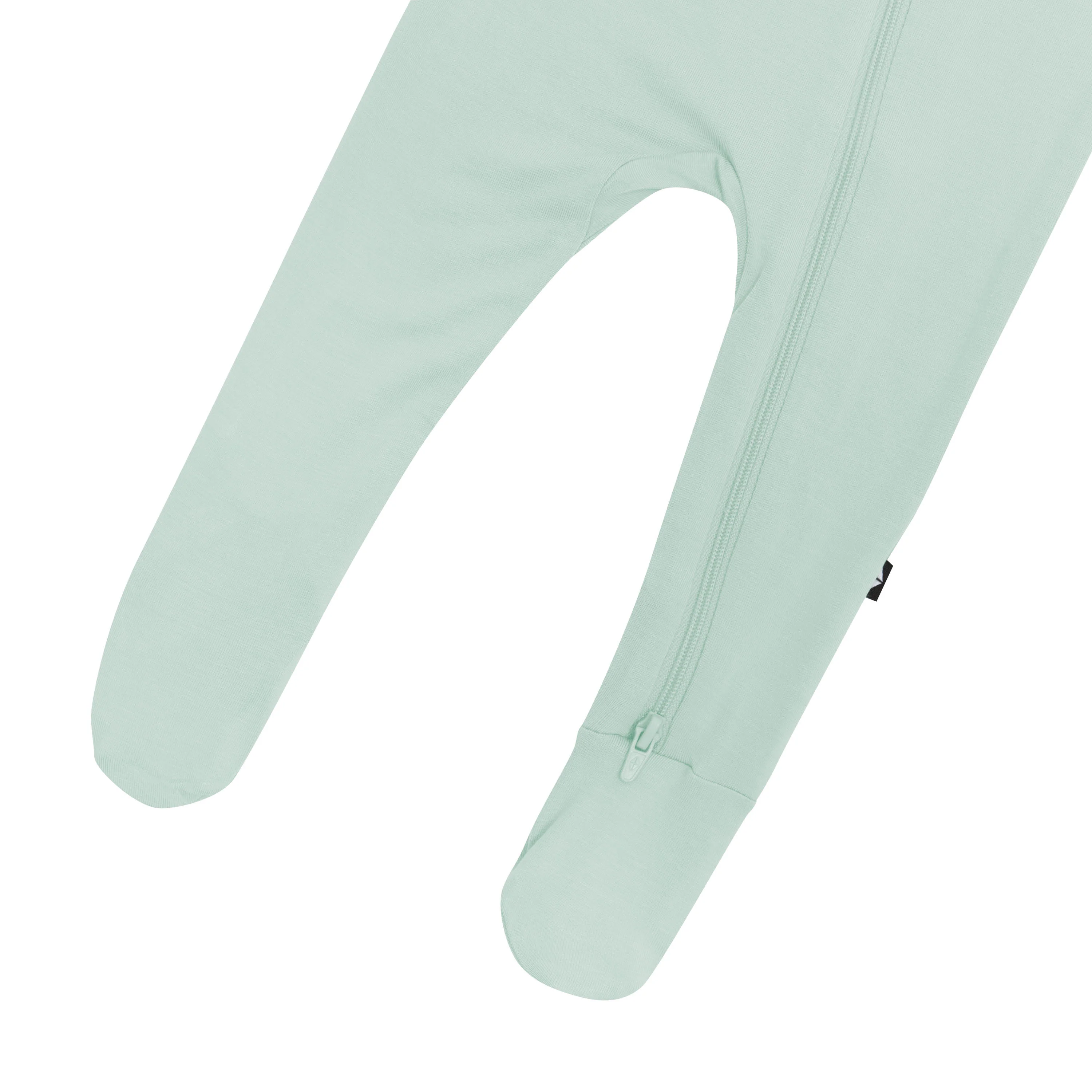 Zippered Footie in Sage - Image 12