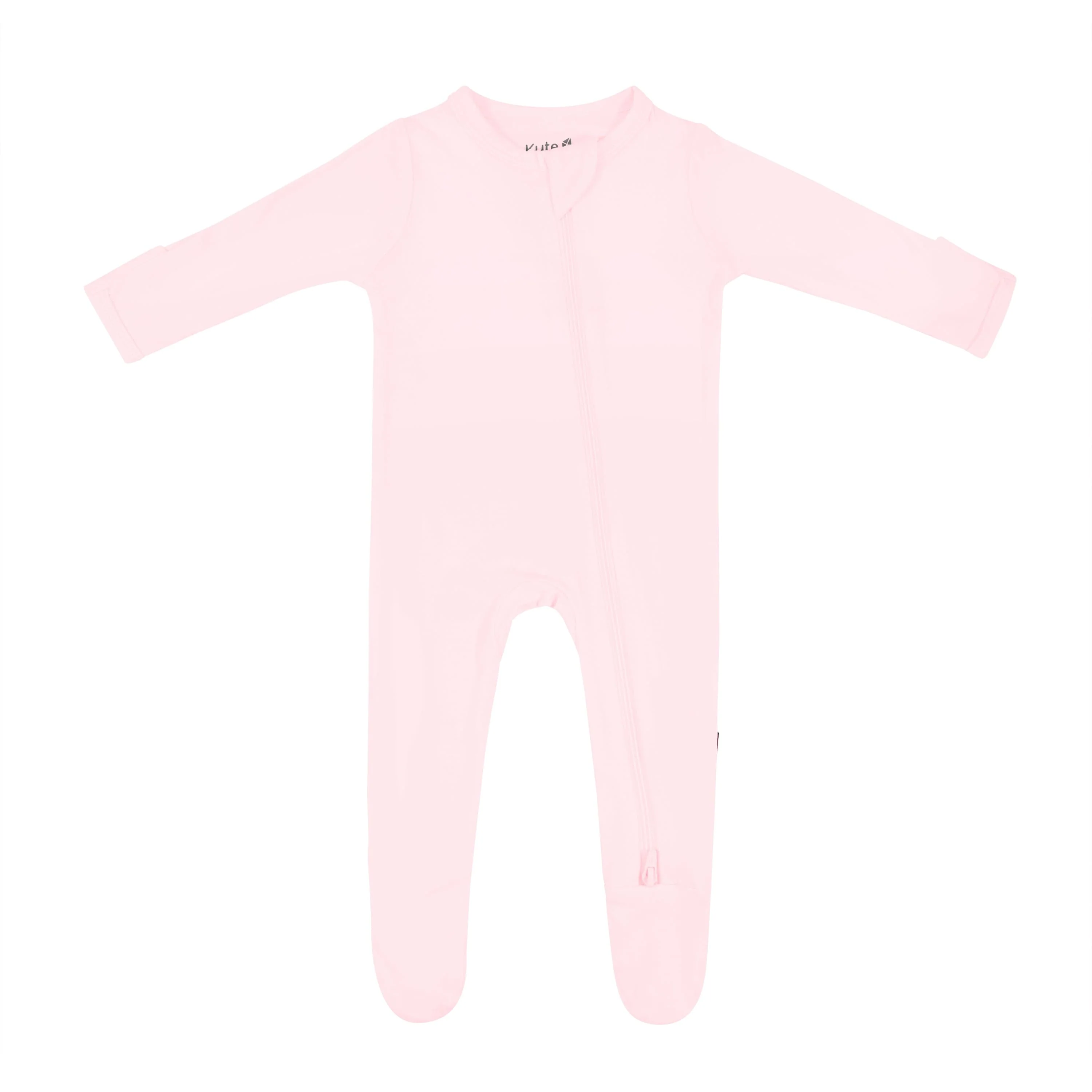 Zippered Footie in Sakura - Image 2