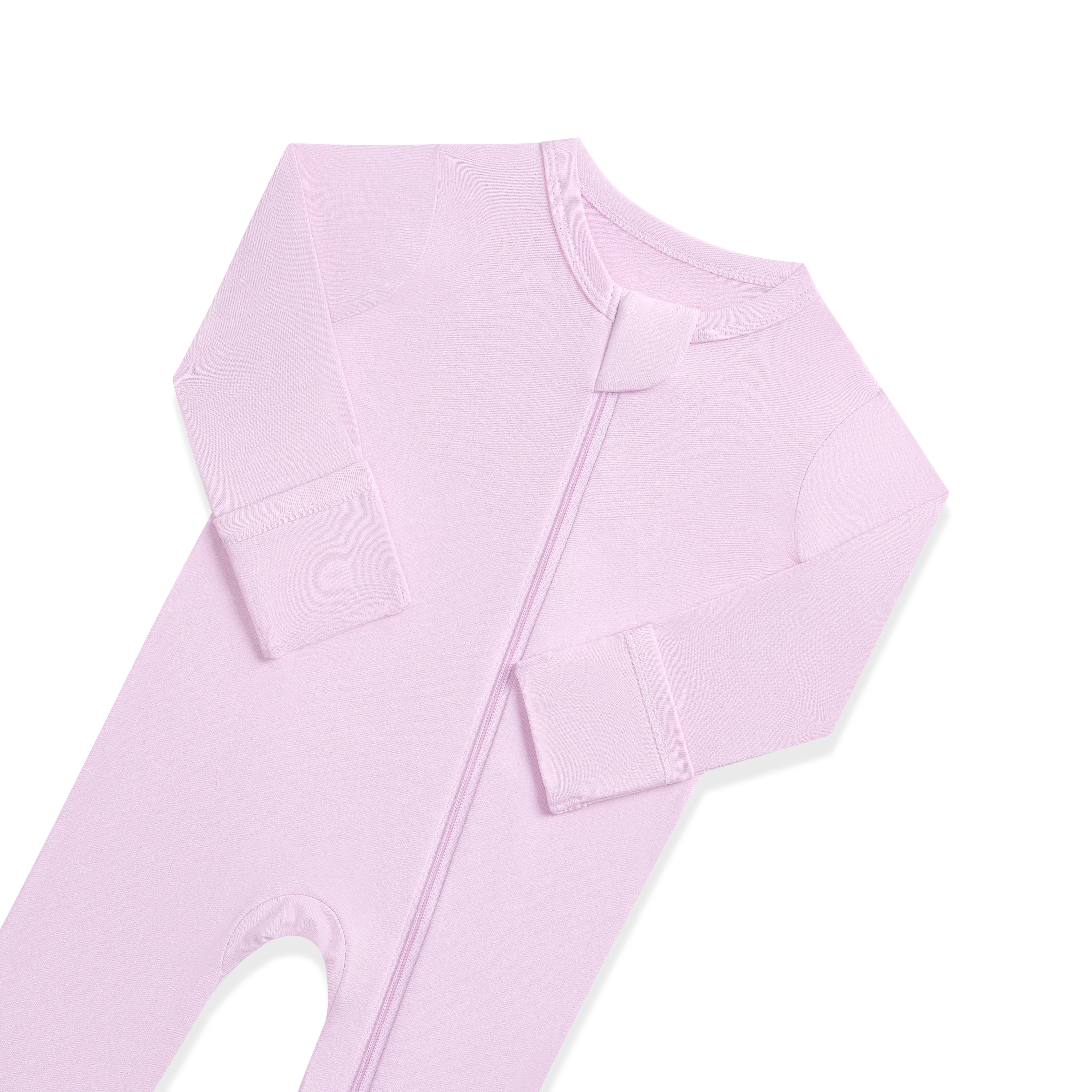 Zippered Footie in Thistle - Image 5