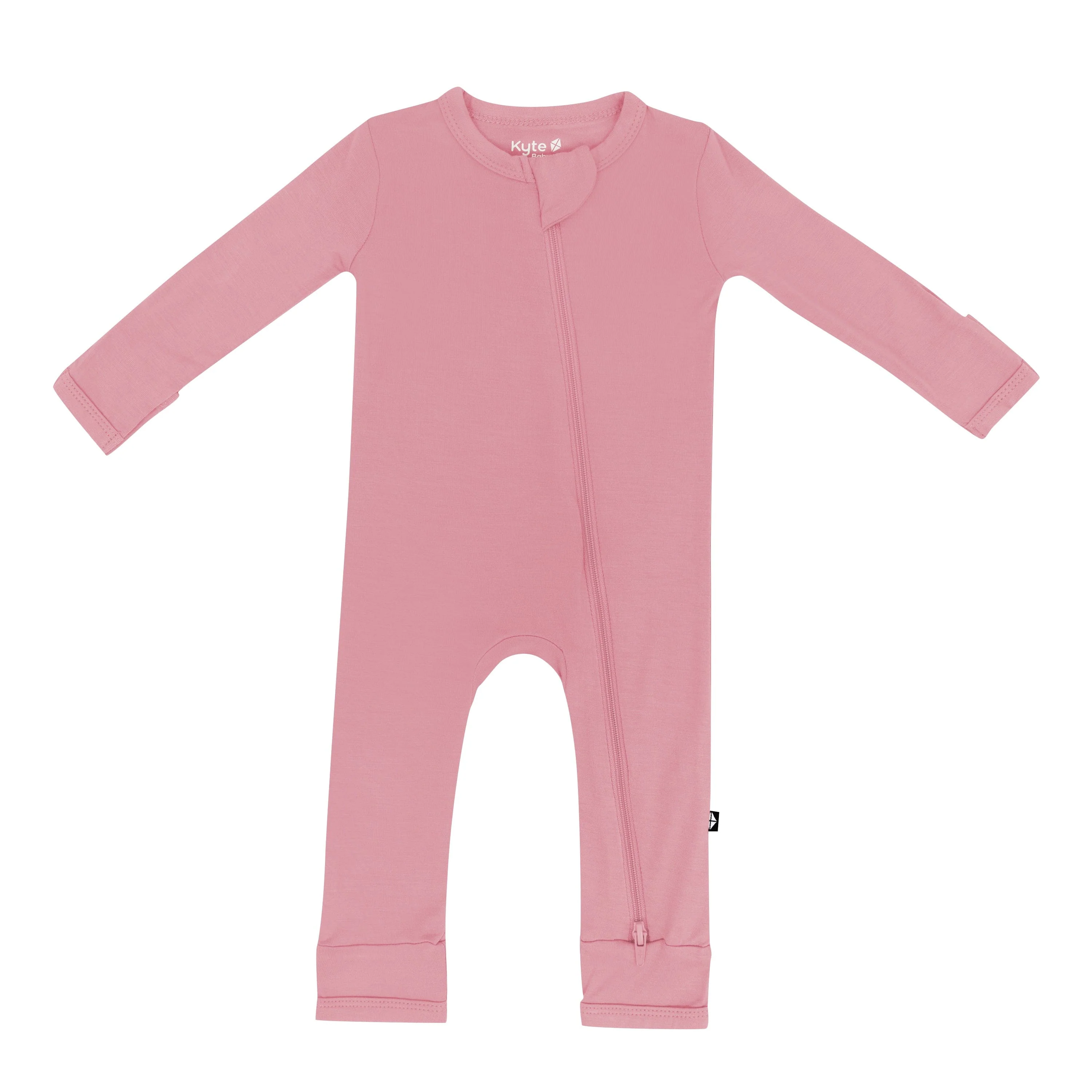 Zippered Romper in Apple Blossom - Image 2