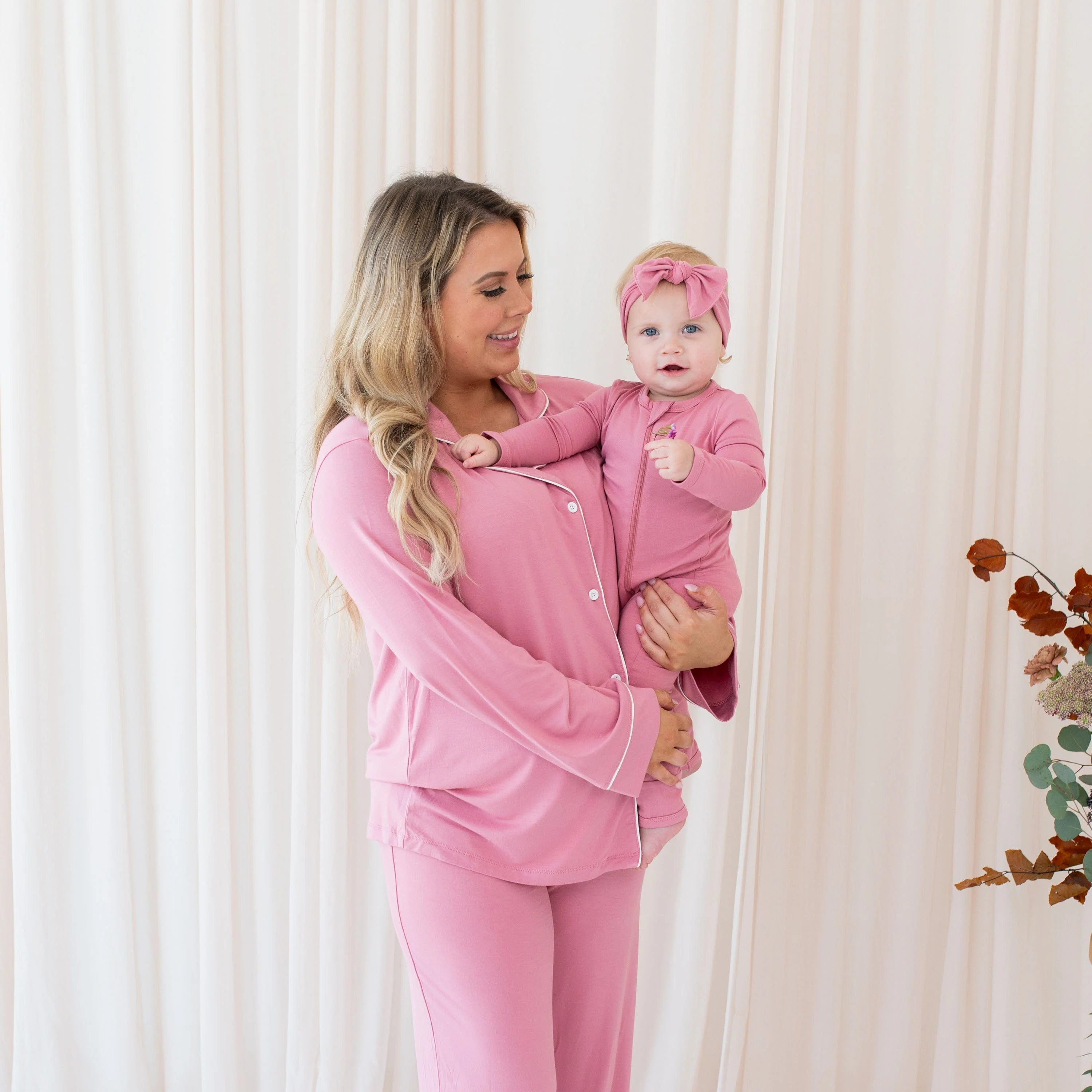 Zippered Romper in Apple Blossom - Image 3