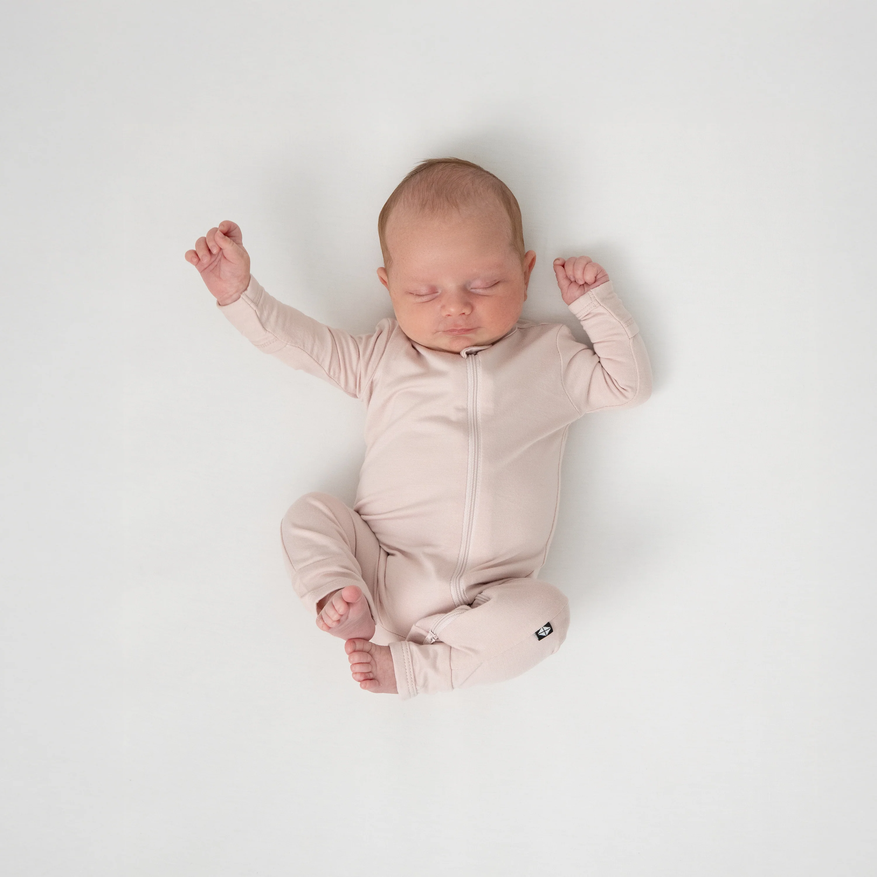 Zippered Romper in Blush - Image 4