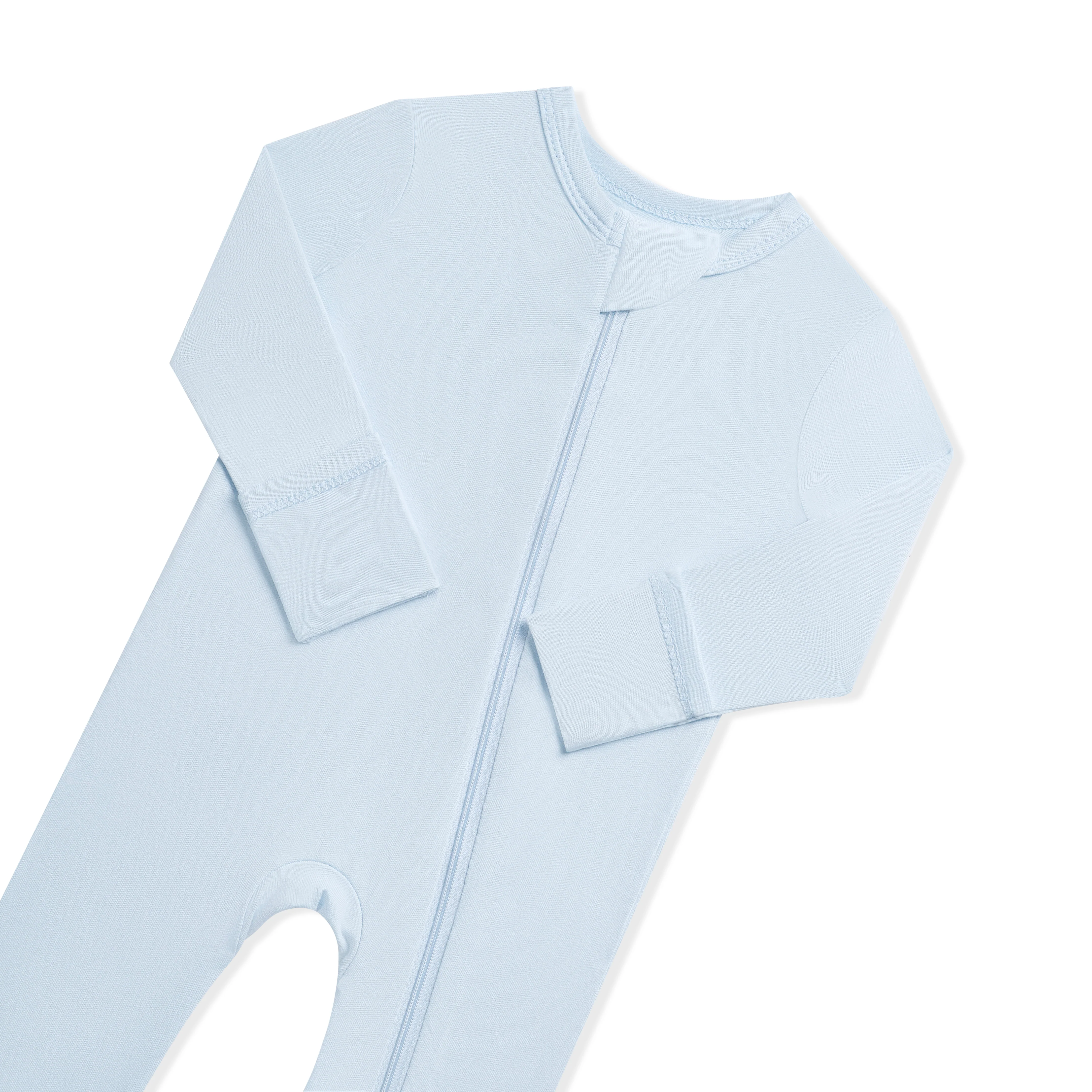 Zippered Romper in Breeze - Image 4