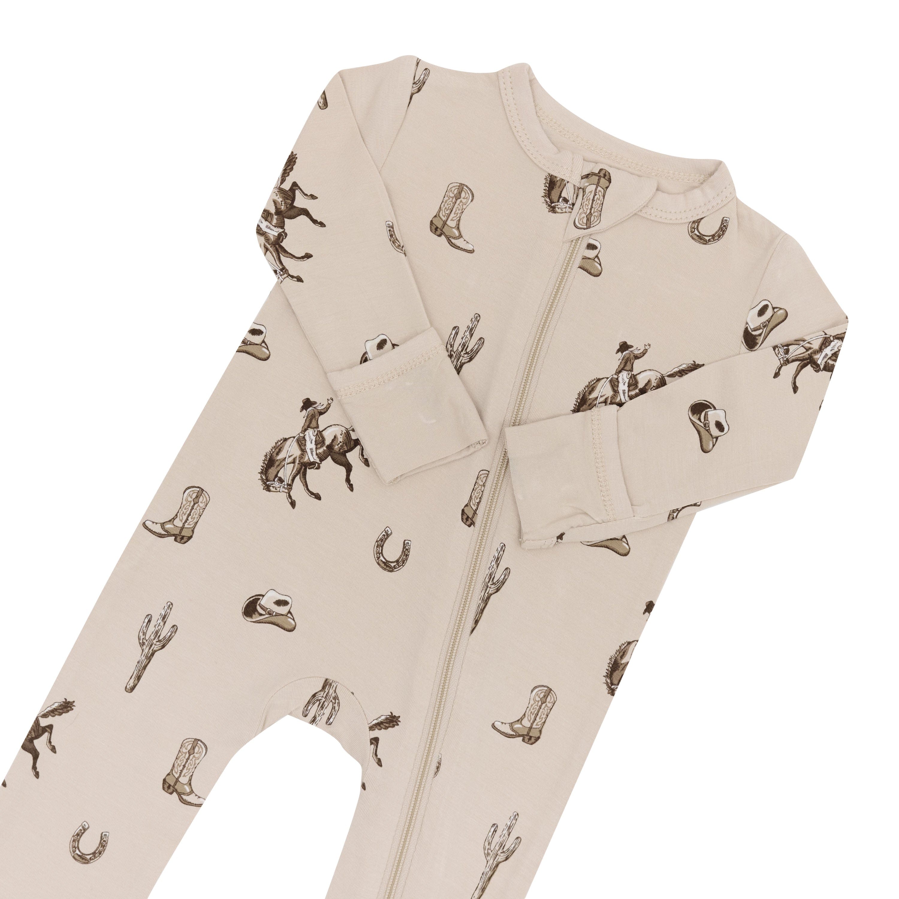Zippered Romper in Classic Cowboy - Image 5