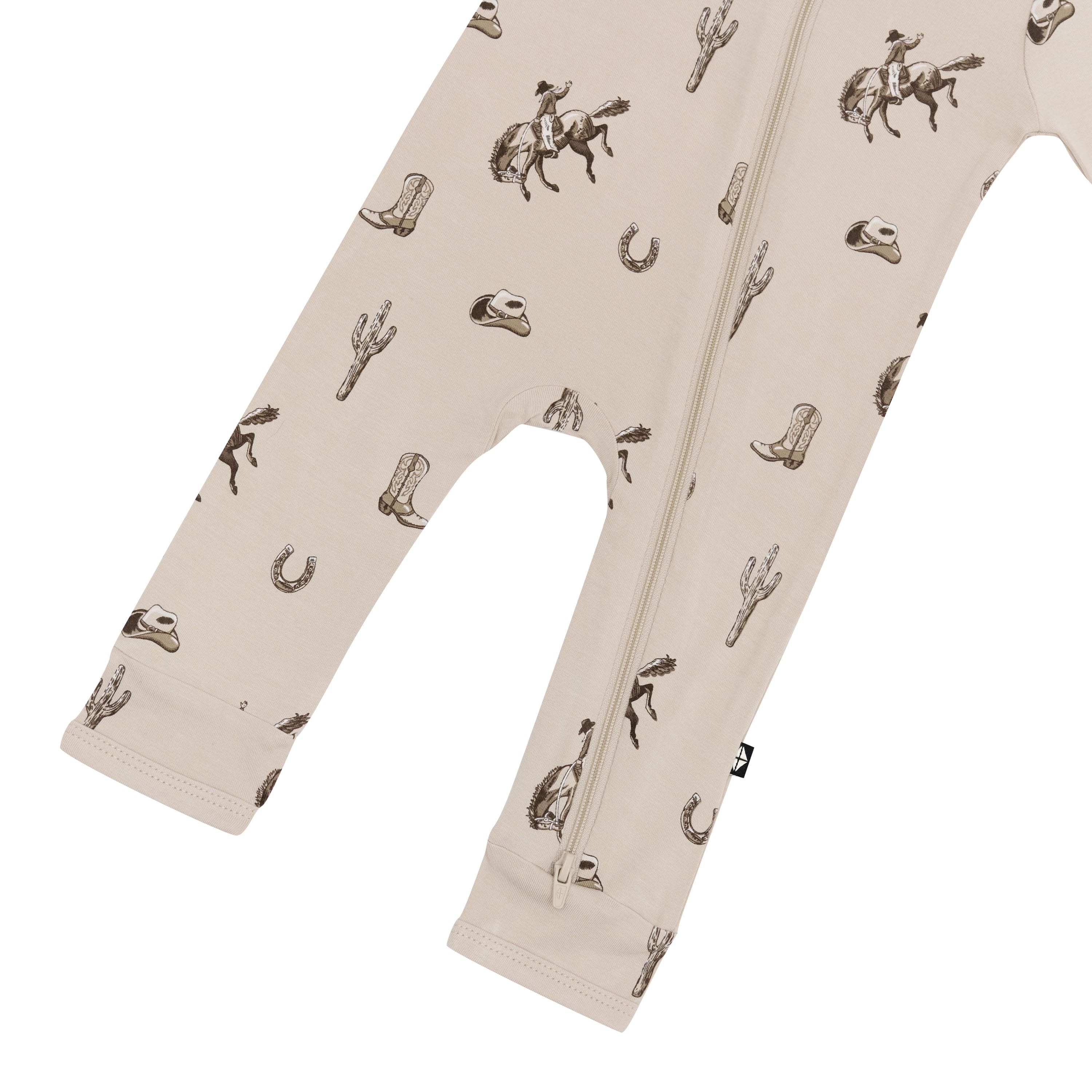 Zippered Romper in Classic Cowboy - Image 6