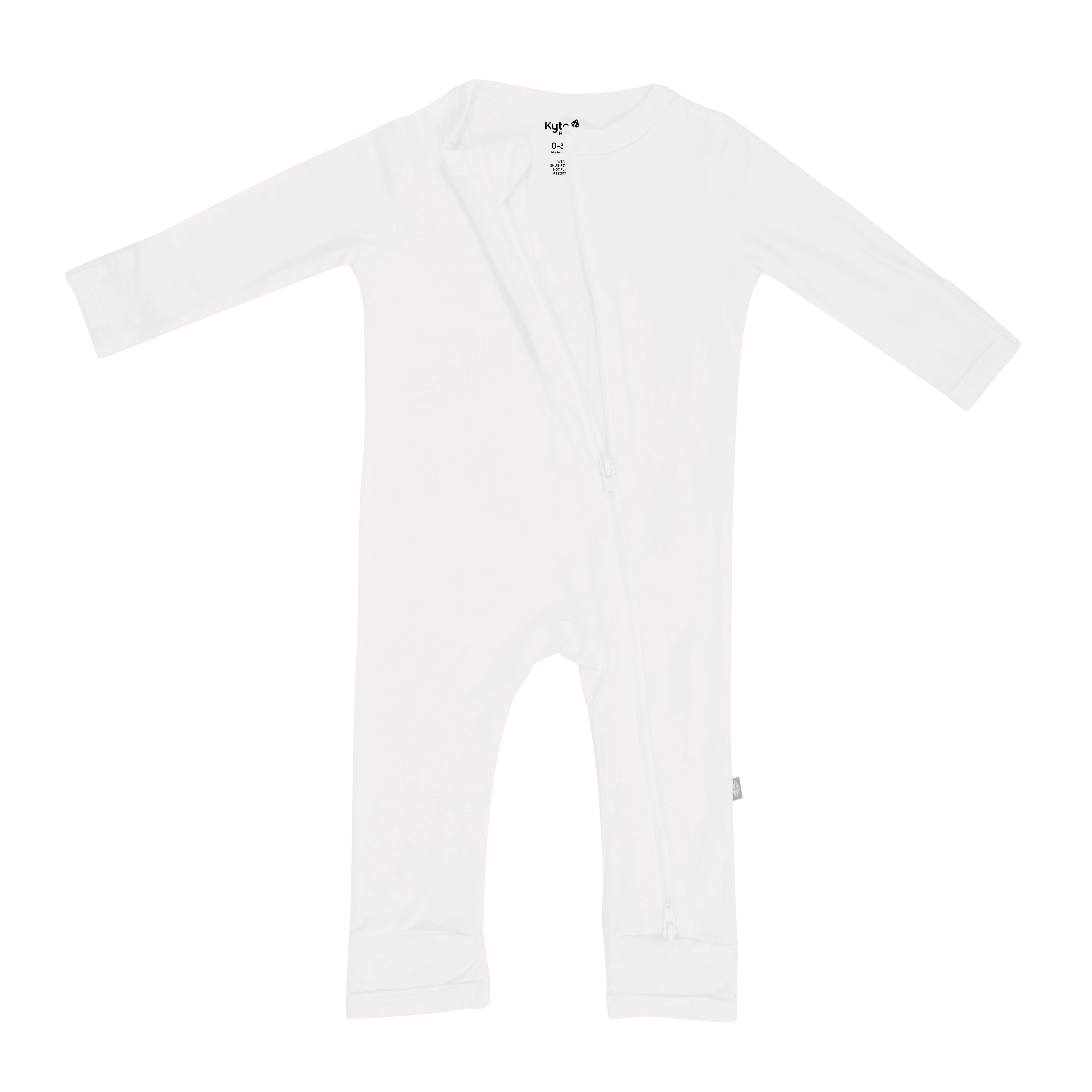 Zippered Romper in Cloud - Image 6