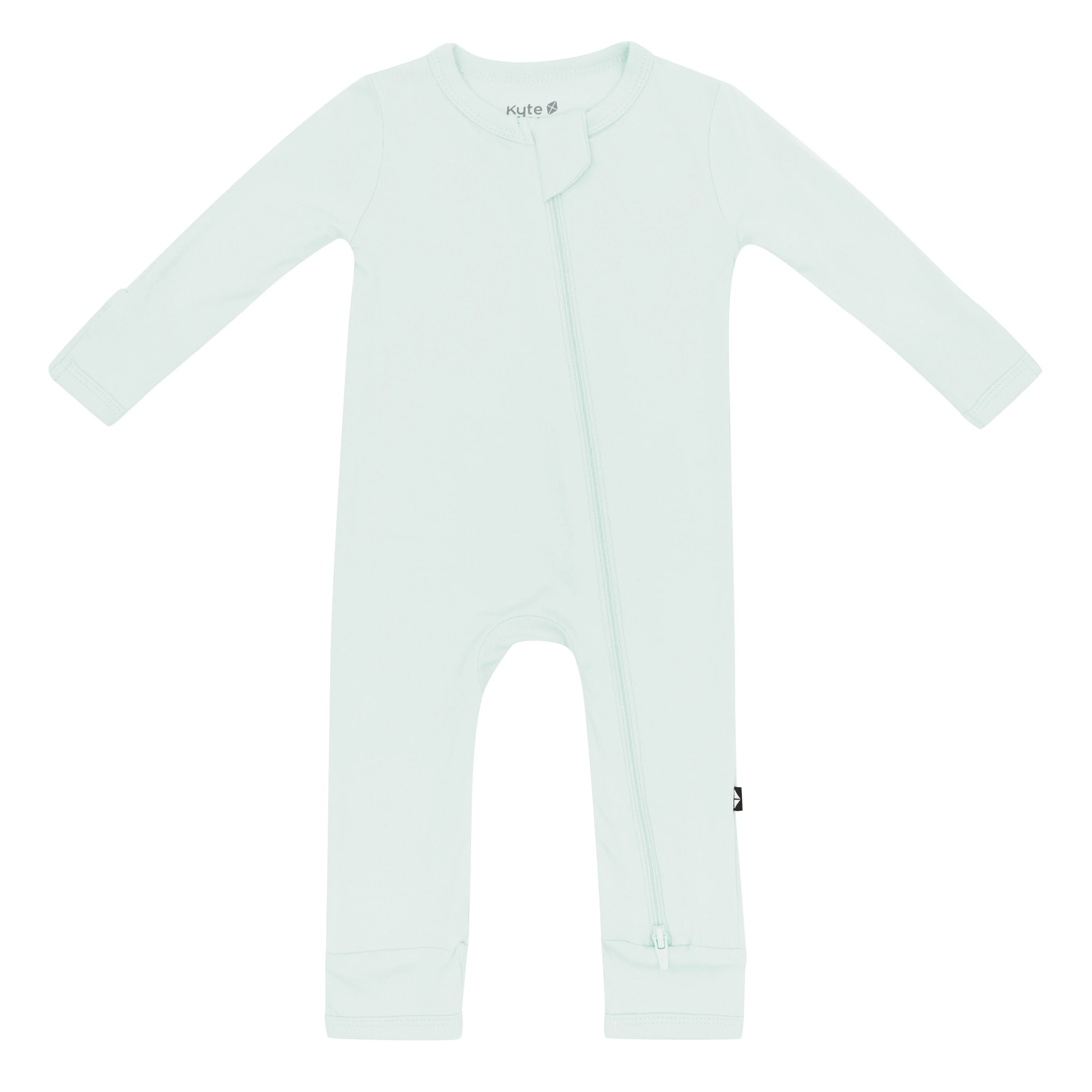 Zippered Romper in Dew - Image 2