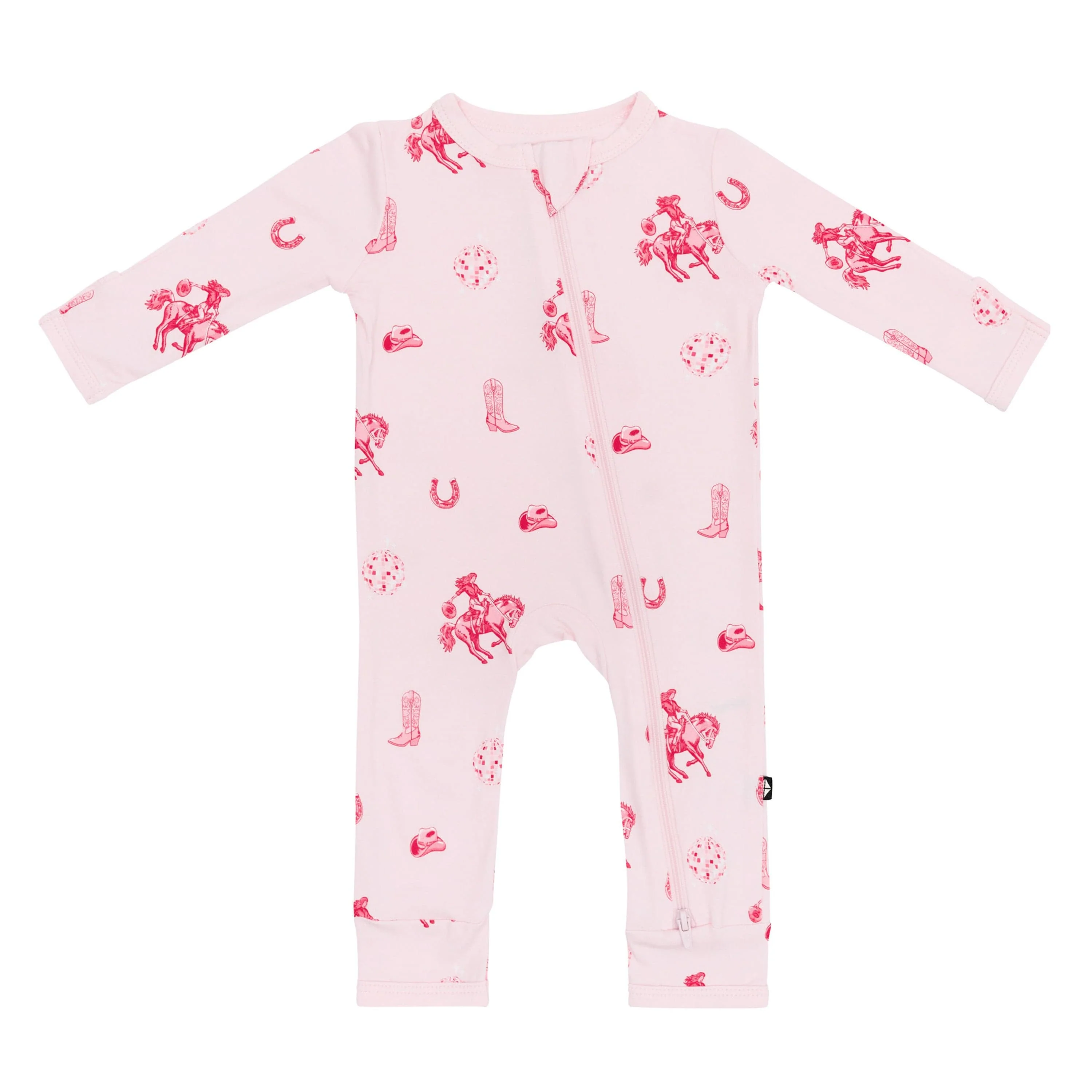 Zippered Romper in Disco Cowgirl - Image 2