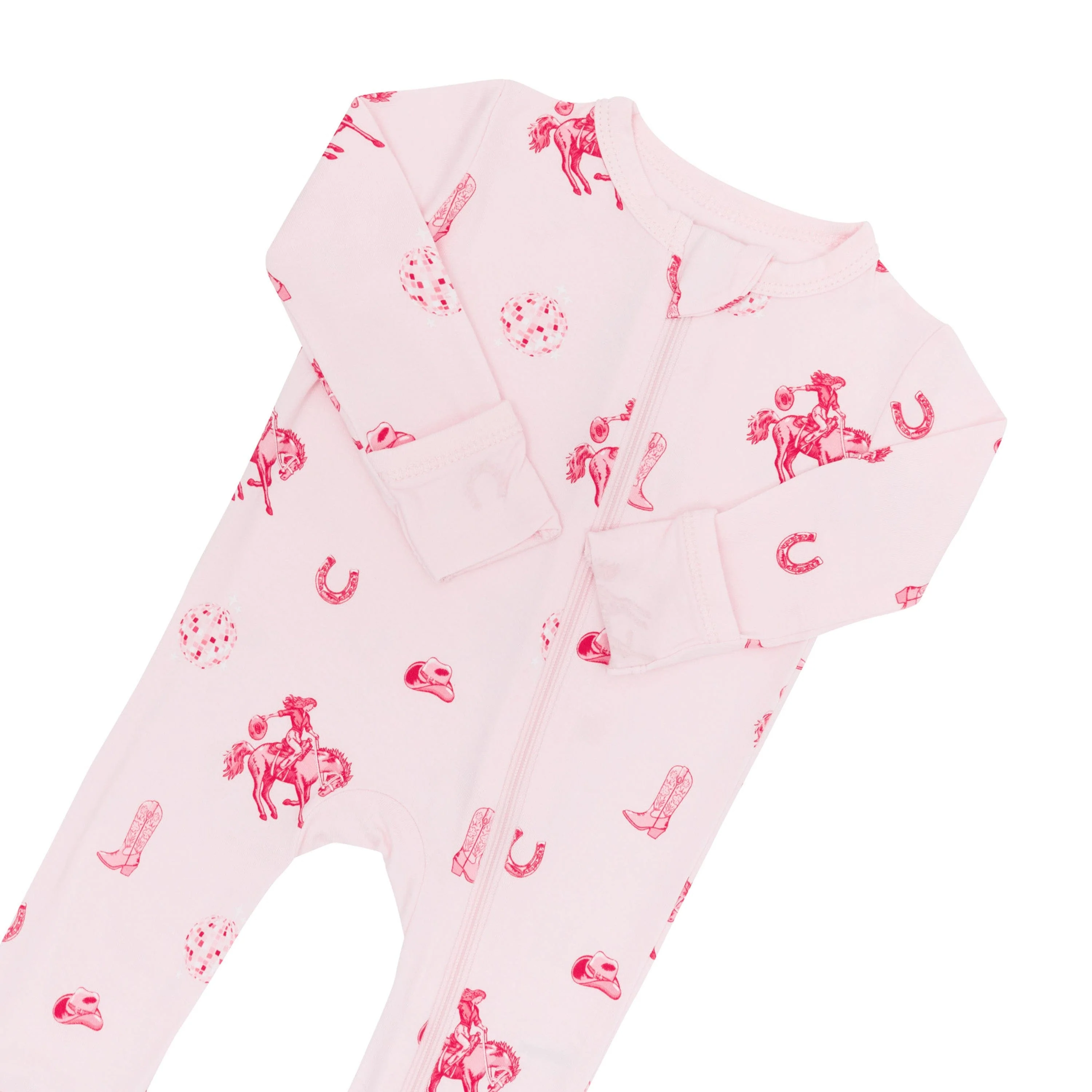 Zippered Romper in Disco Cowgirl - Image 3