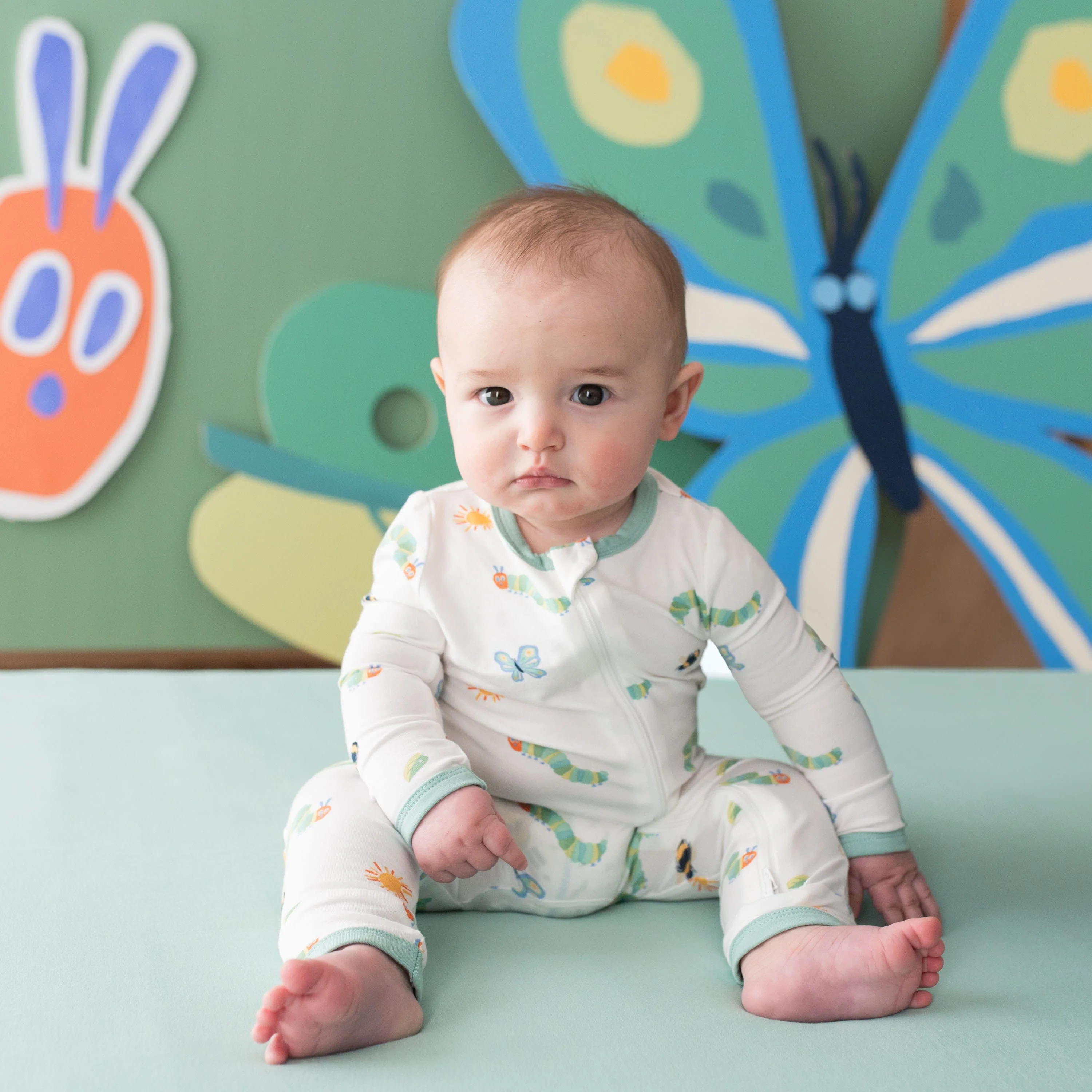 Zippered Romper in The Very Hungry Caterpillar™ and Friends - Image 4