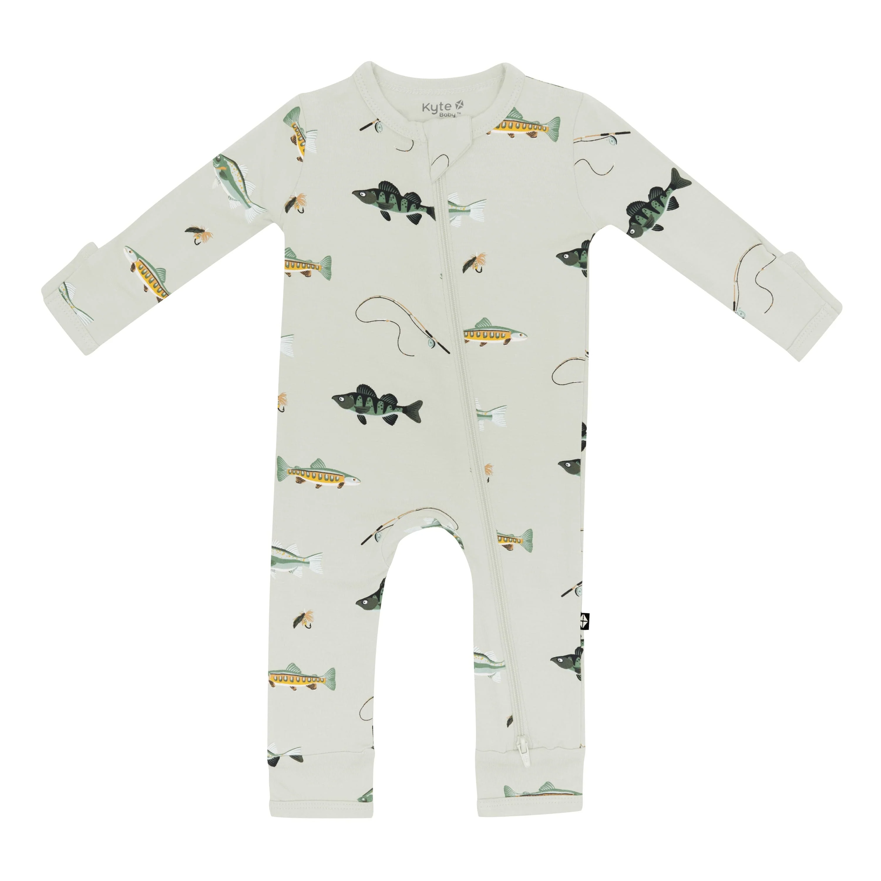 Zippered Romper in Fishing - Image 2
